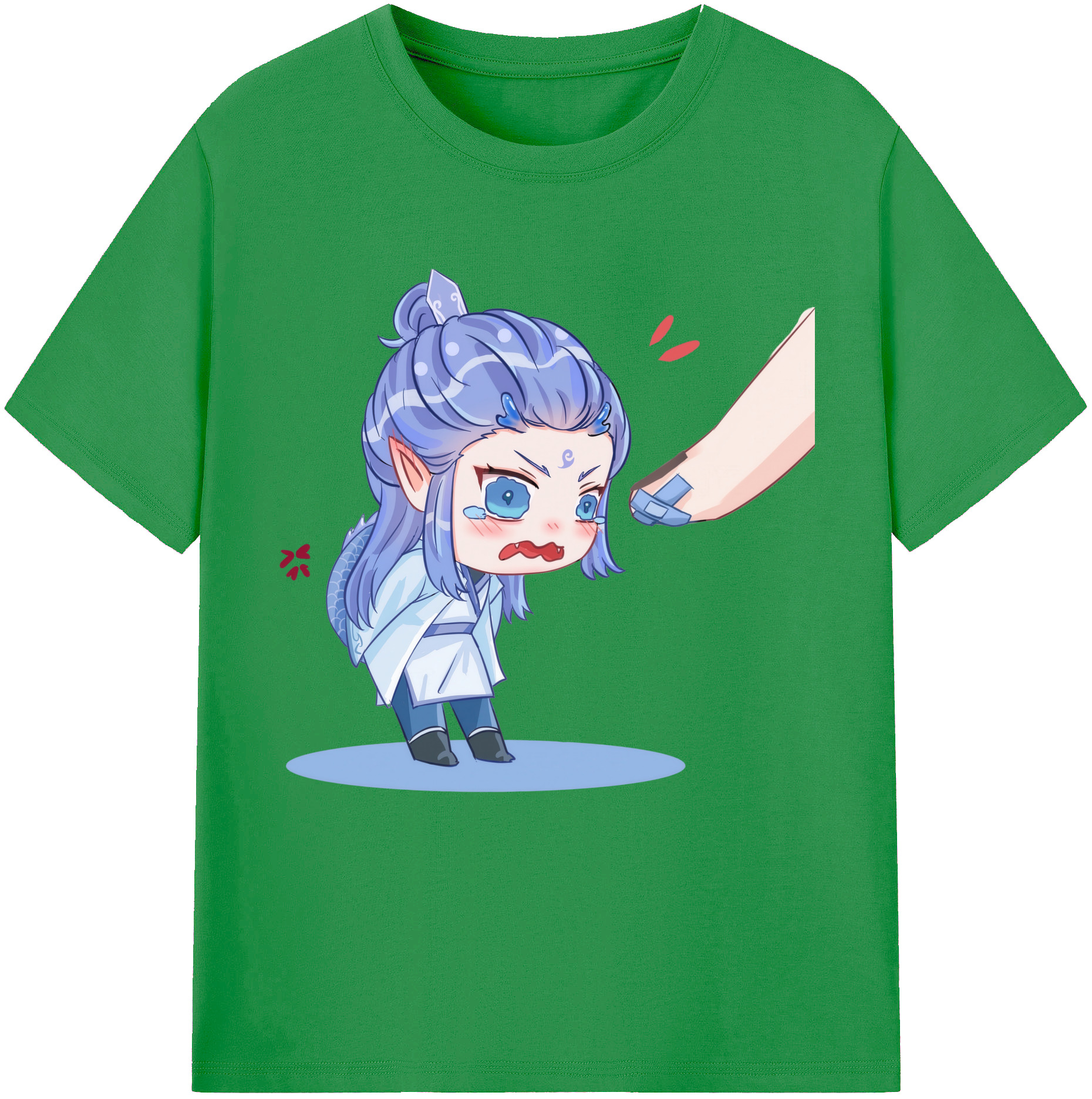（画像用） Ne Zha 2 ナタ 魔童の大暴れ レディースカジュアルプリントTシャツ（綿100％）
