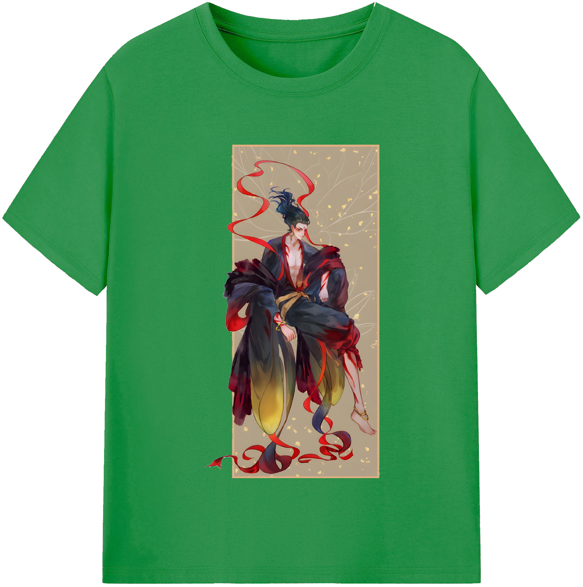 （画像用） Ne Zha 2 ナタ 魔童の大暴れ レディースカジュアルプリントTシャツ（綿100％）