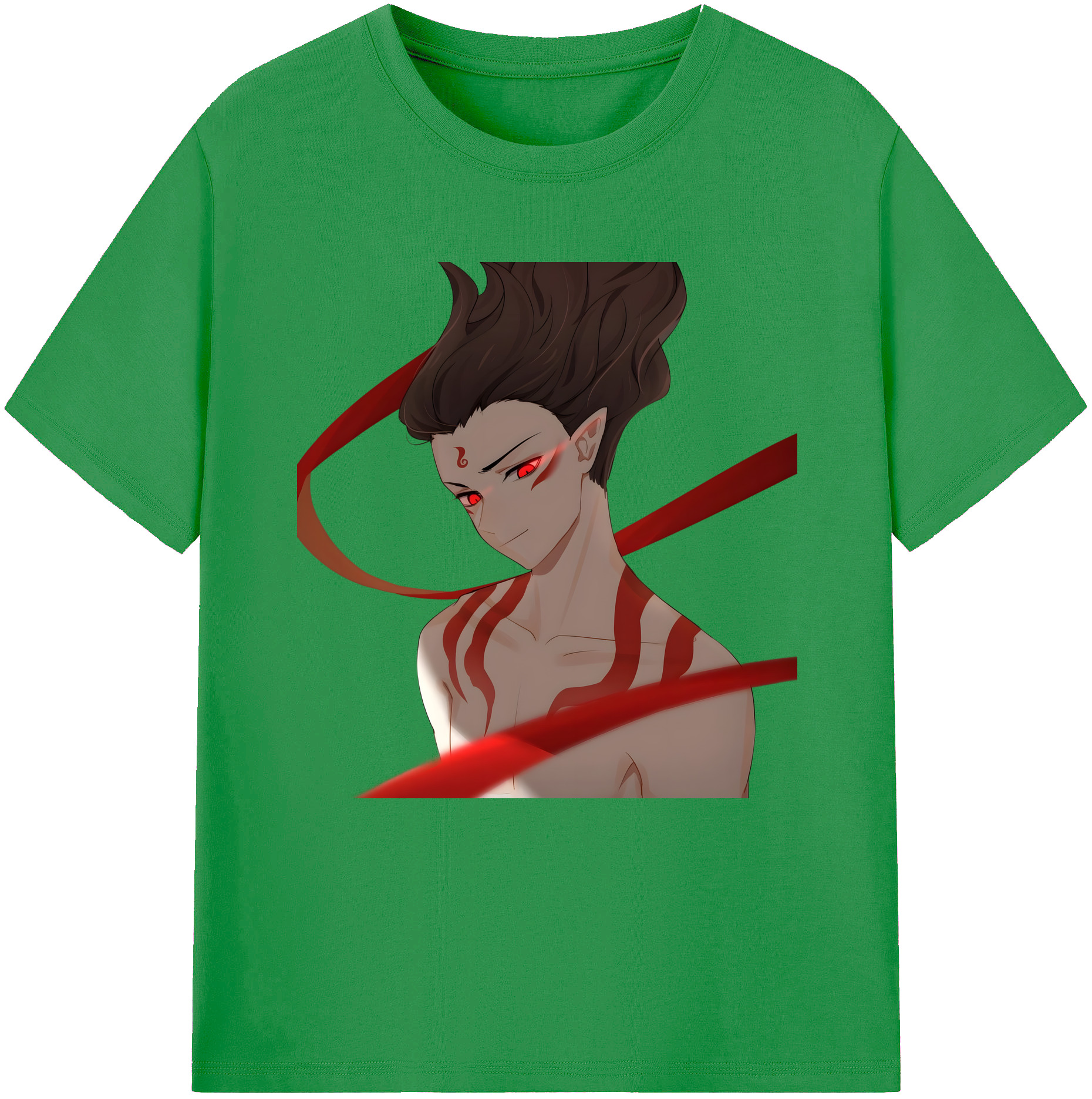 （画像用） Ne Zha 2 ナタ 魔童の大暴れ レディースカジュアルプリントTシャツ（綿100％）
