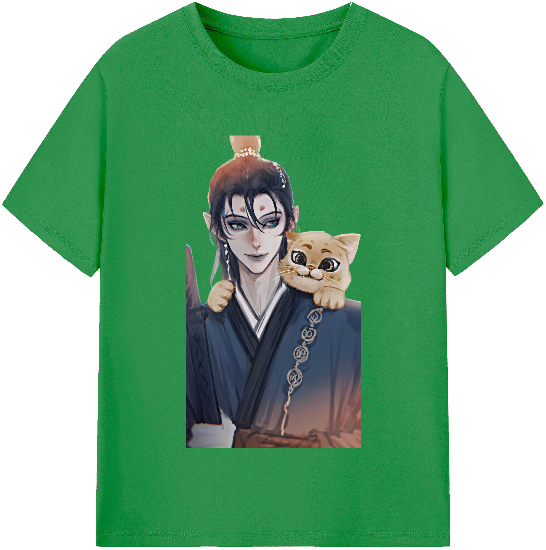（画像用） Ne Zha 2 ナタ 魔童の大暴れ レディースカジュアルプリントTシャツ（綿100％）