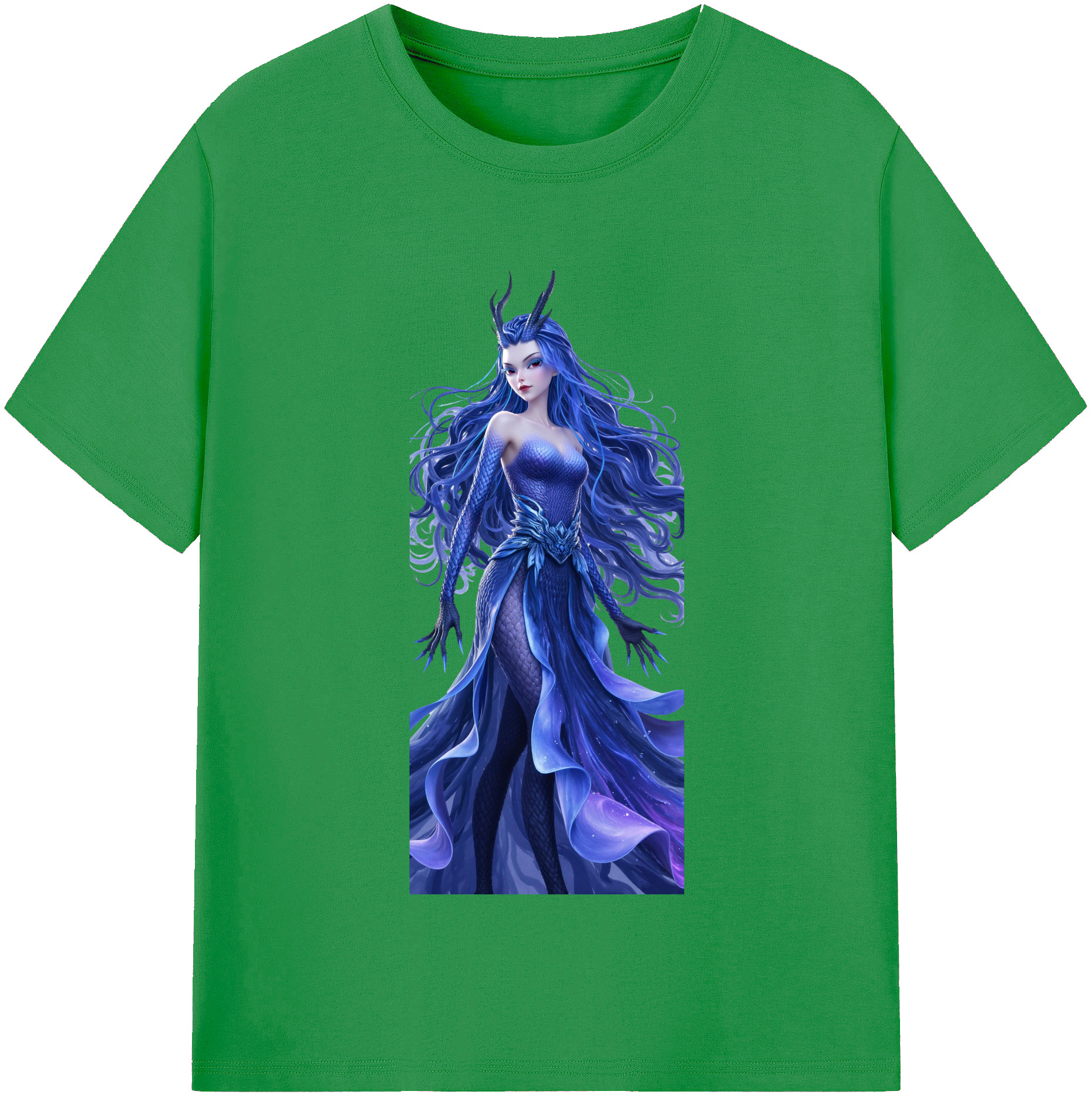 （画像用） Ne Zha 2 ナタ 魔童の大暴れ レディースカジュアルプリントTシャツ（綿100％）