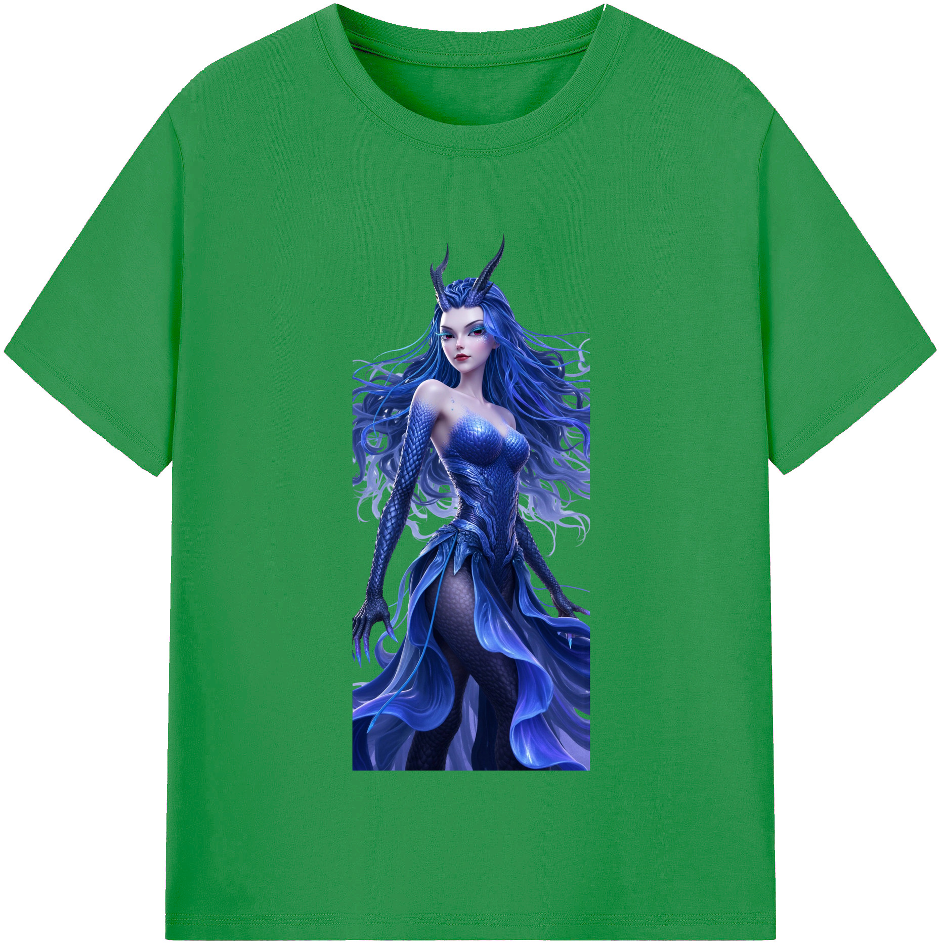 （画像用） Ne Zha 2 ナタ 魔童の大暴れ レディースカジュアルプリントTシャツ（綿100％）