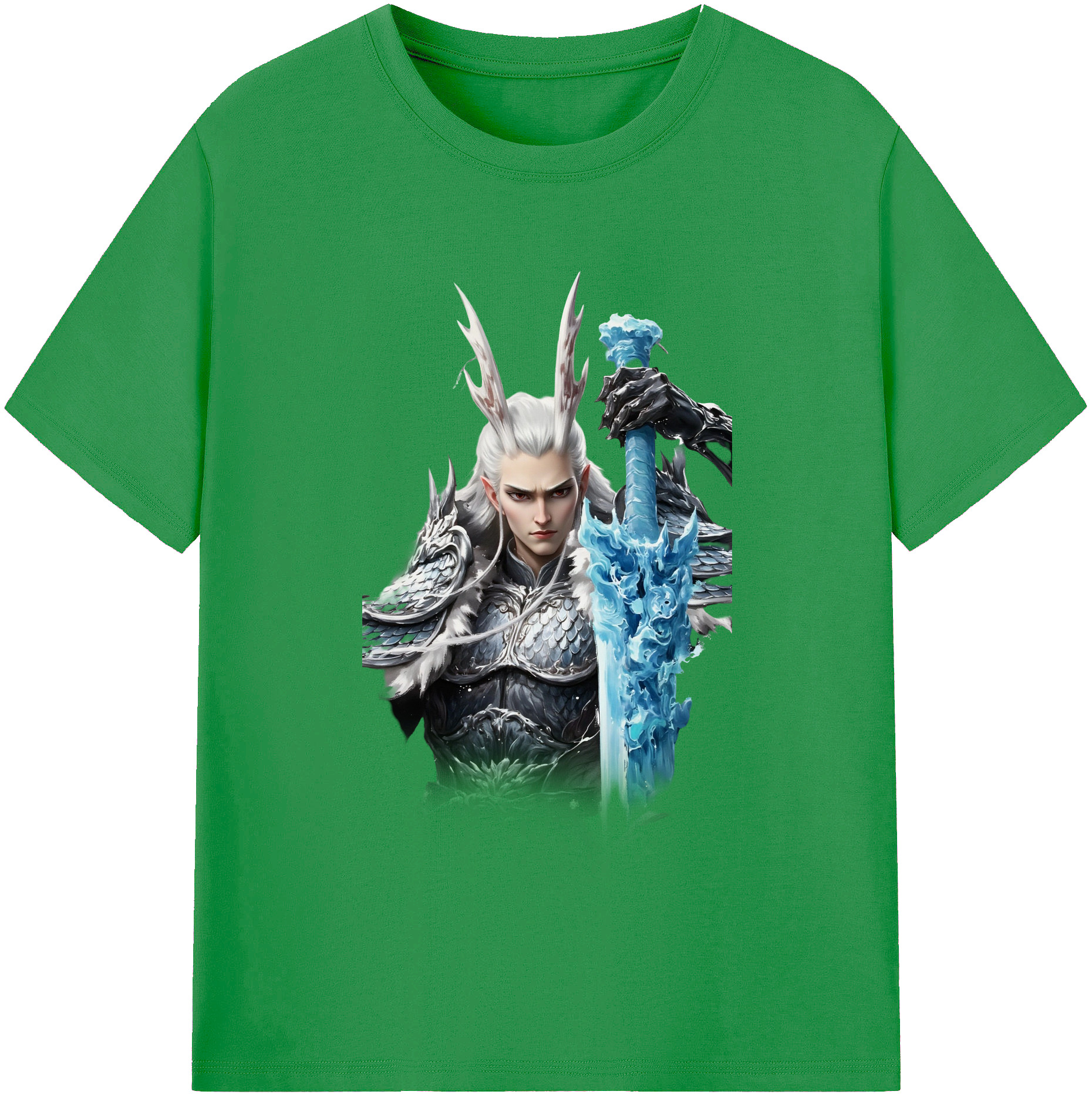 （画像用） Ne Zha 2 ナタ 魔童の大暴れ レディースカジュアルプリントTシャツ（綿100％）