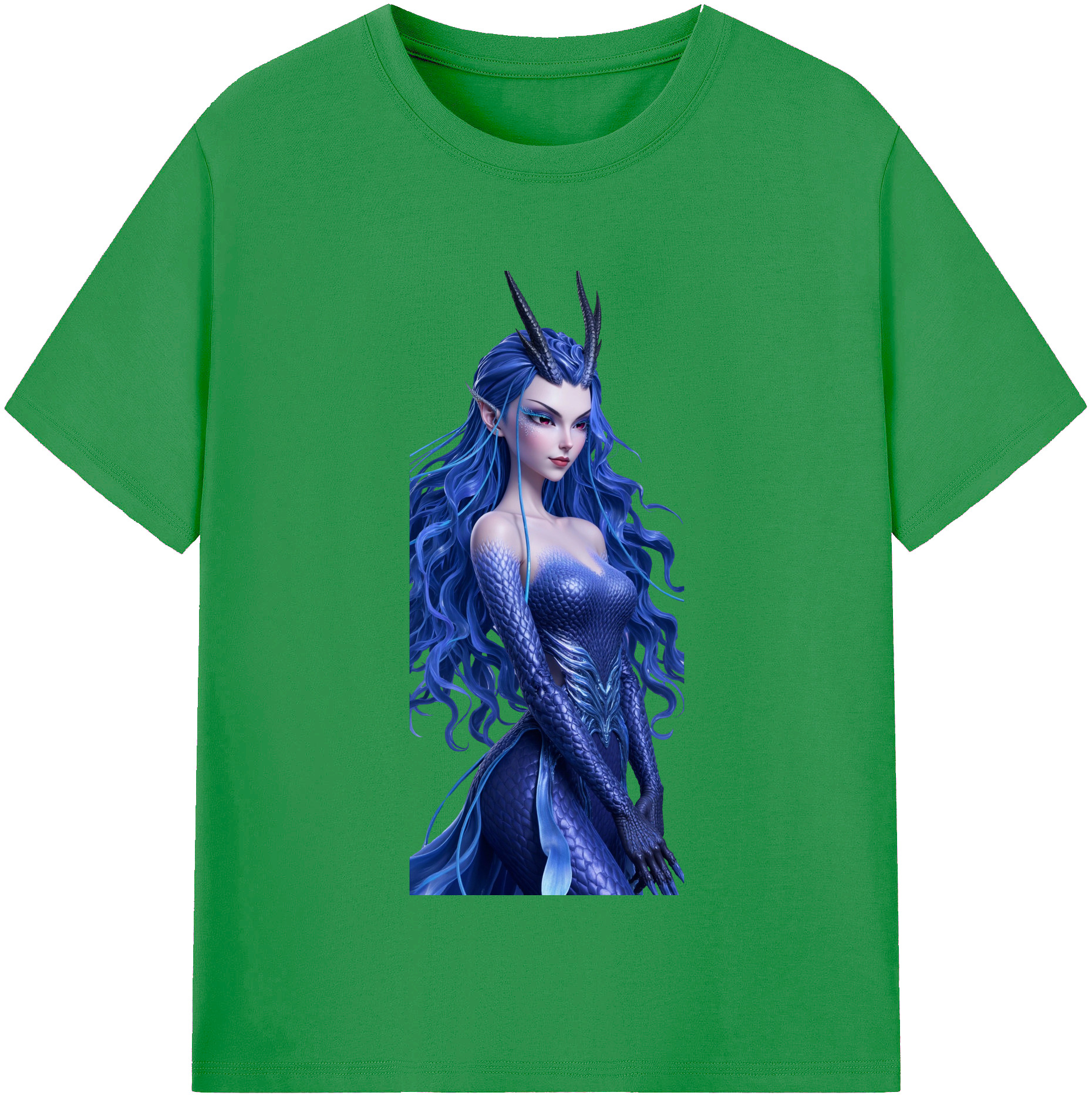 （画像用） Ne Zha 2 ナタ 魔童の大暴れ レディースカジュアルプリントTシャツ（綿100％）