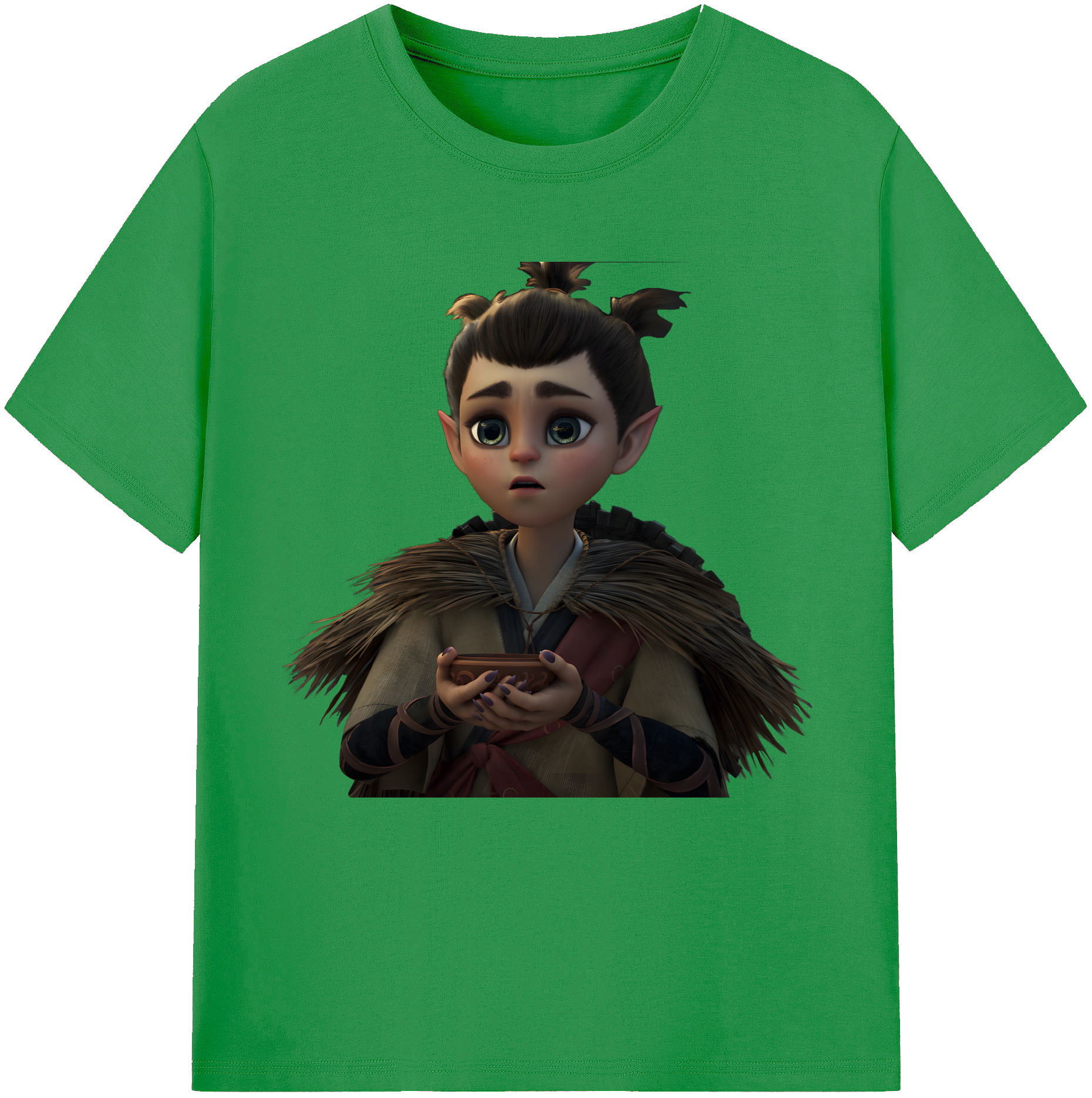 （画像用） Ne Zha 2 ナタ 魔童の大暴れ レディースカジュアルプリントTシャツ（綿100％）