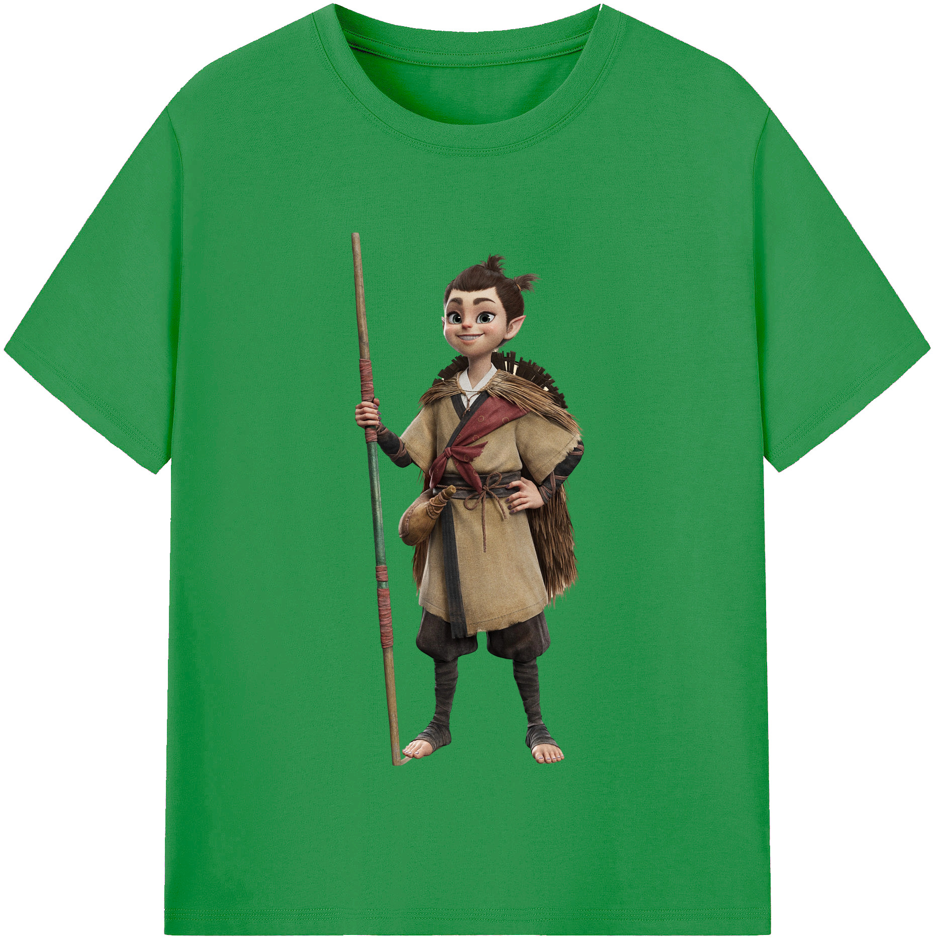 （画像用） Ne Zha 2 ナタ 魔童の大暴れ レディースカジュアルプリントTシャツ（綿100％）