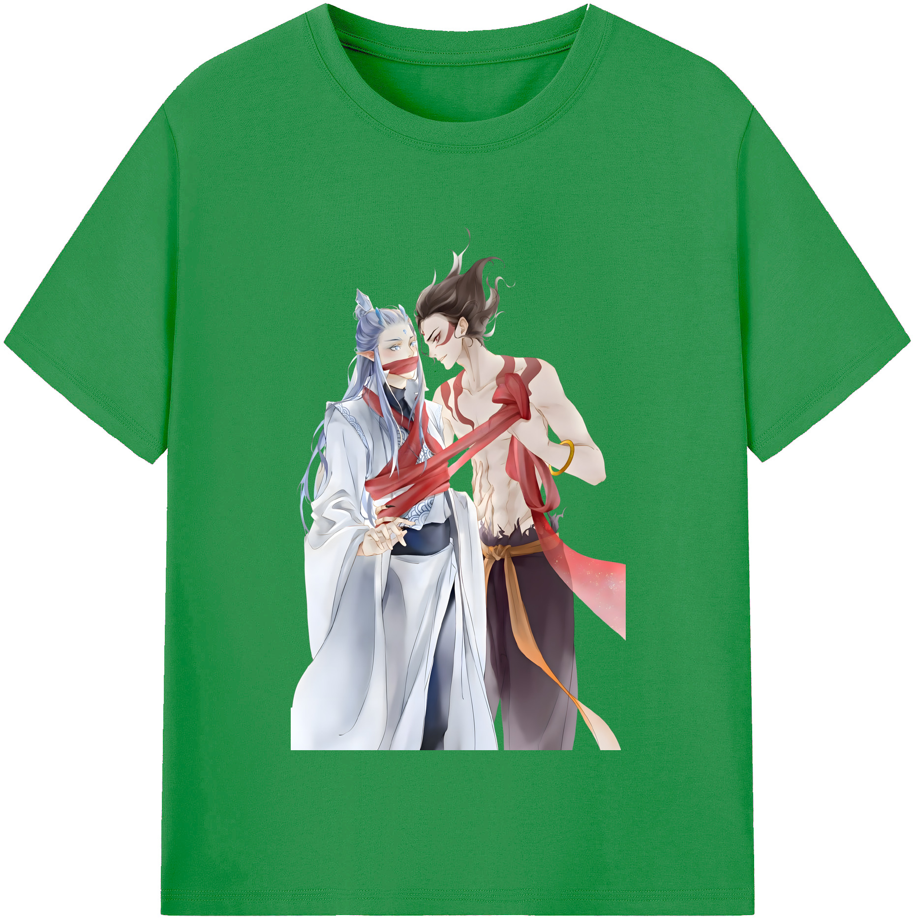 （画像用） Ne Zha 2 ナタ 魔童の大暴れ レディースカジュアルプリントTシャツ（綿100％）