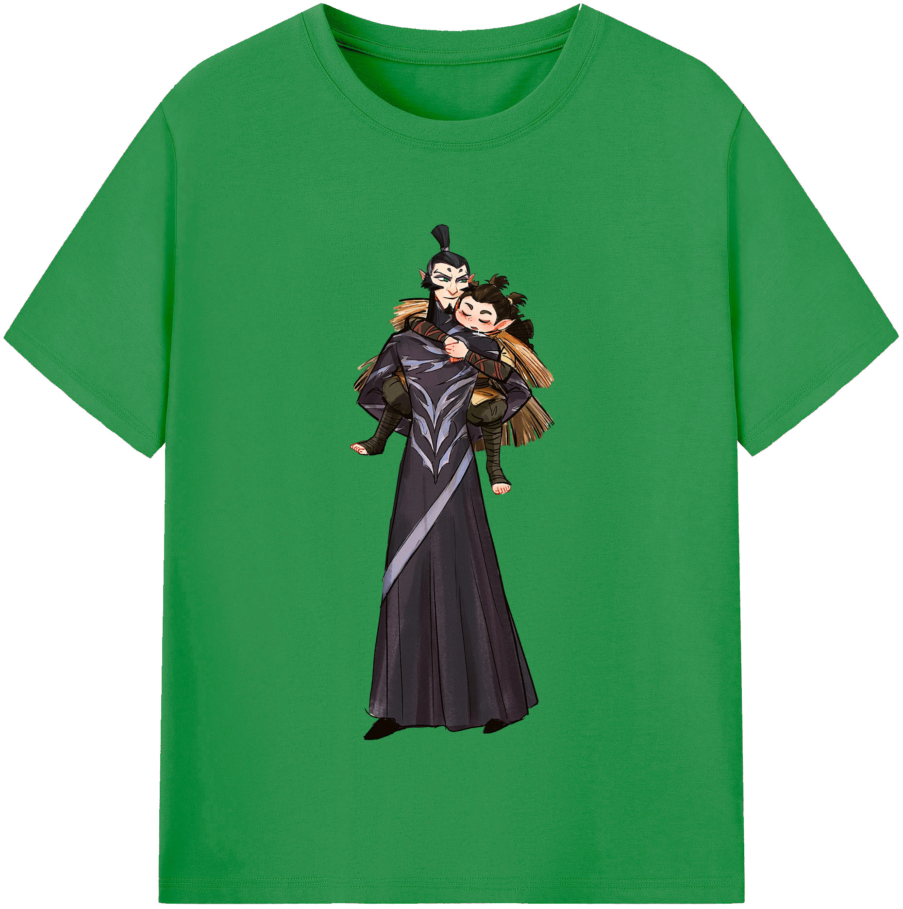（画像用） Ne Zha 2 ナタ 魔童の大暴れ レディースカジュアルプリントTシャツ（綿100％）