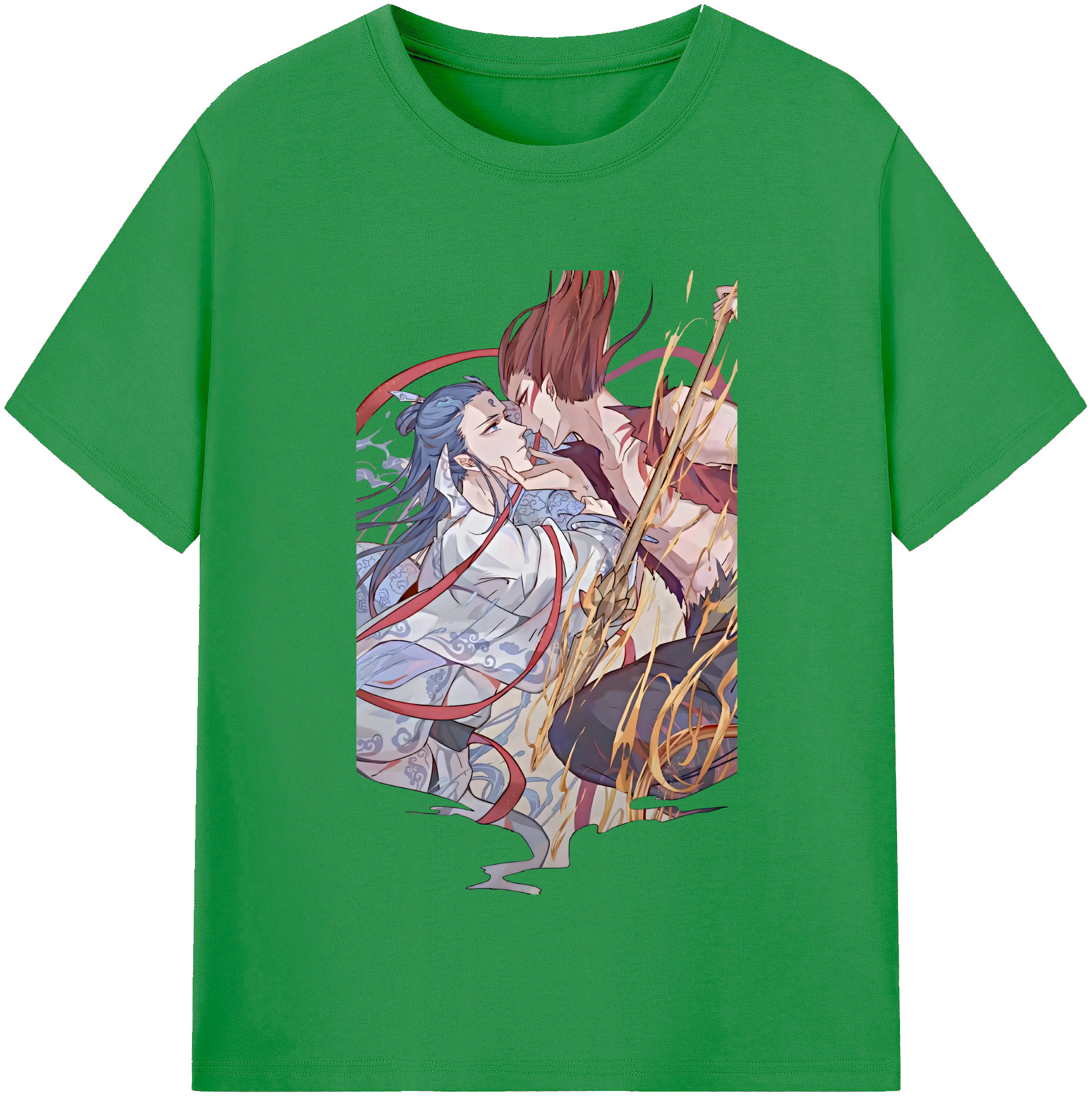 （画像用） Ne Zha 2 ナタ 魔童の大暴れ レディースカジュアルプリントTシャツ（綿100％）