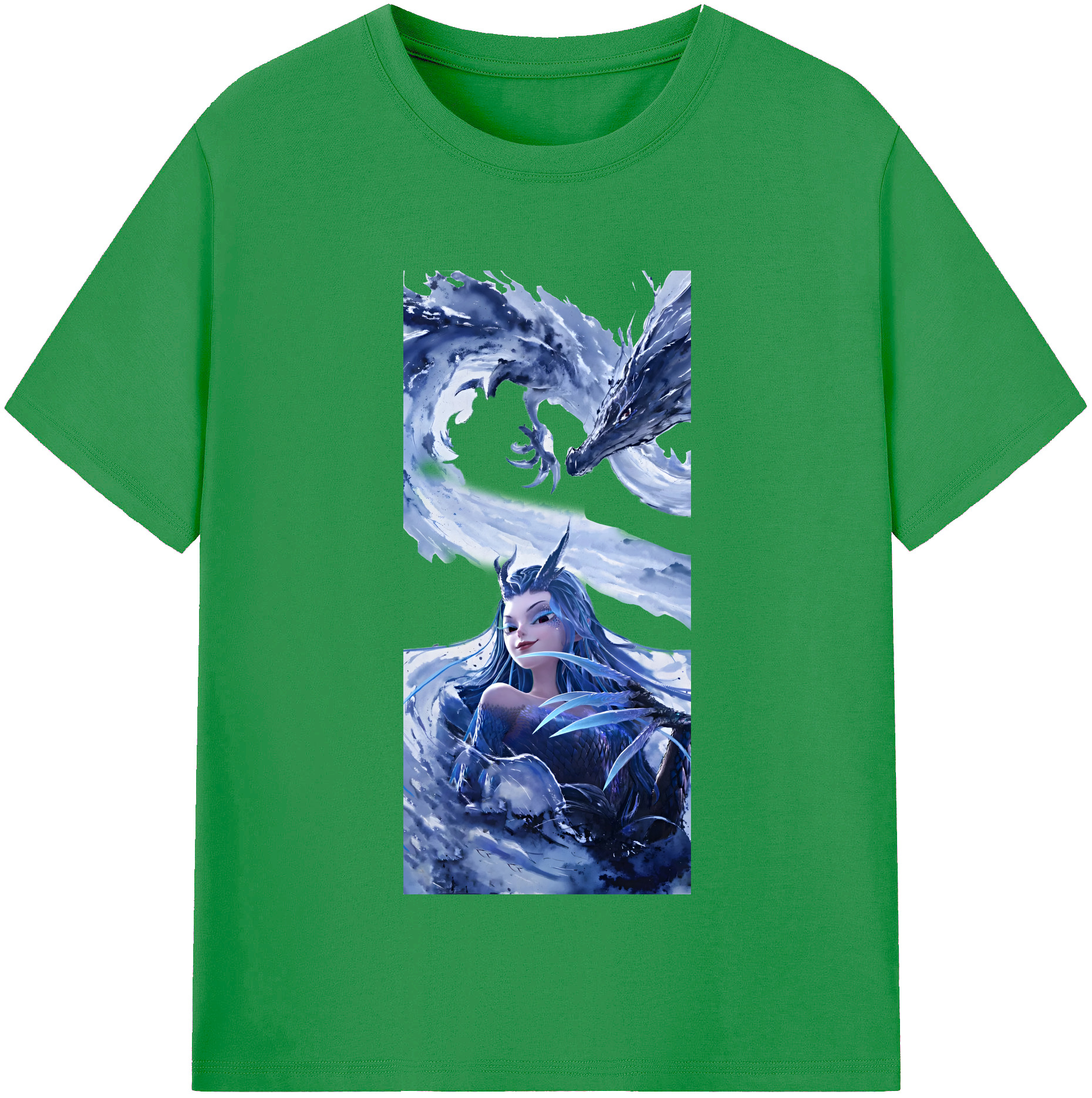 （画像用） Ne Zha 2 ナタ 魔童の大暴れ レディースカジュアルプリントTシャツ（綿100％）
