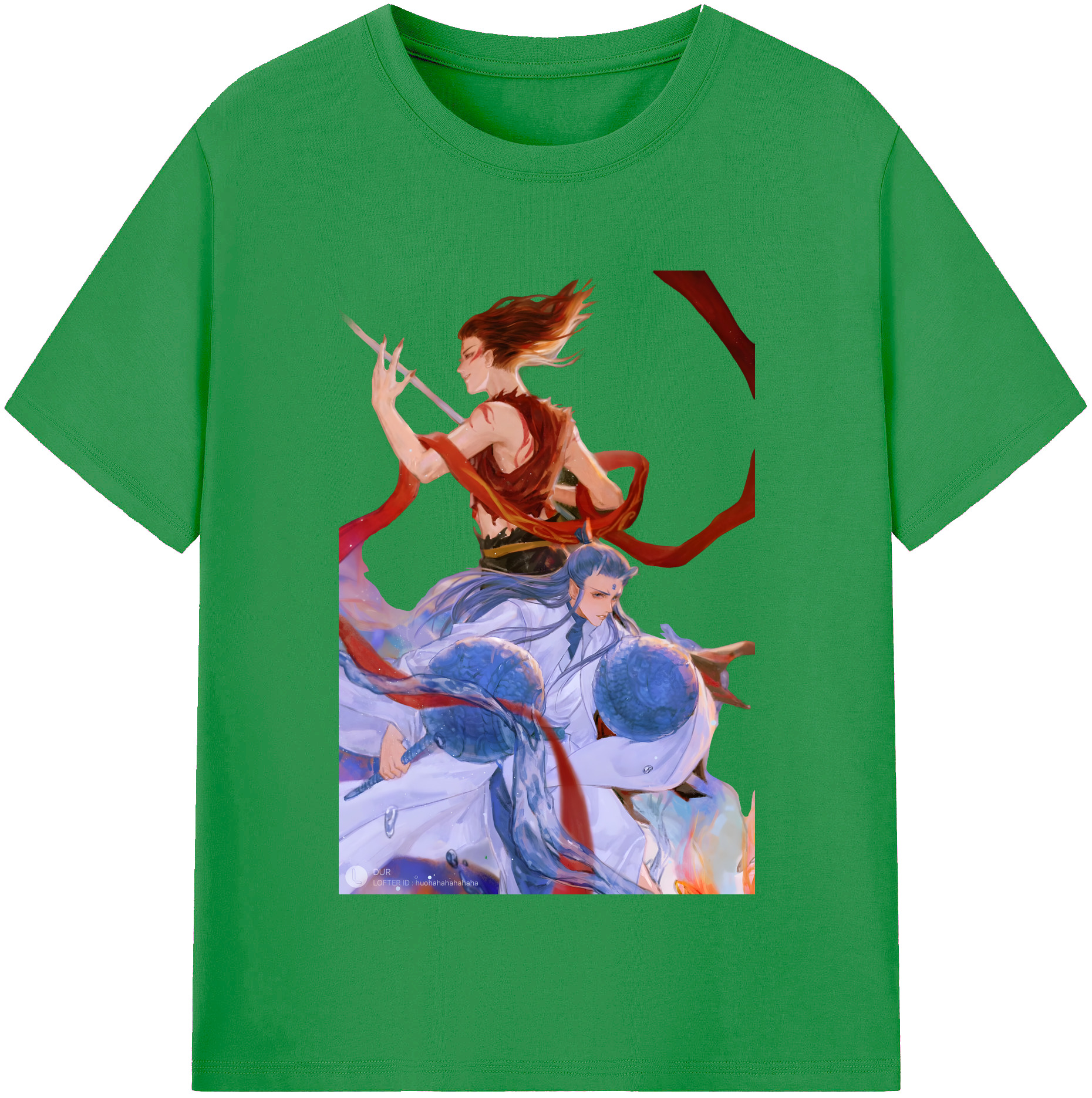 （画像用） Ne Zha 2 ナタ 魔童の大暴れ レディースカジュアルプリントTシャツ（綿100％）