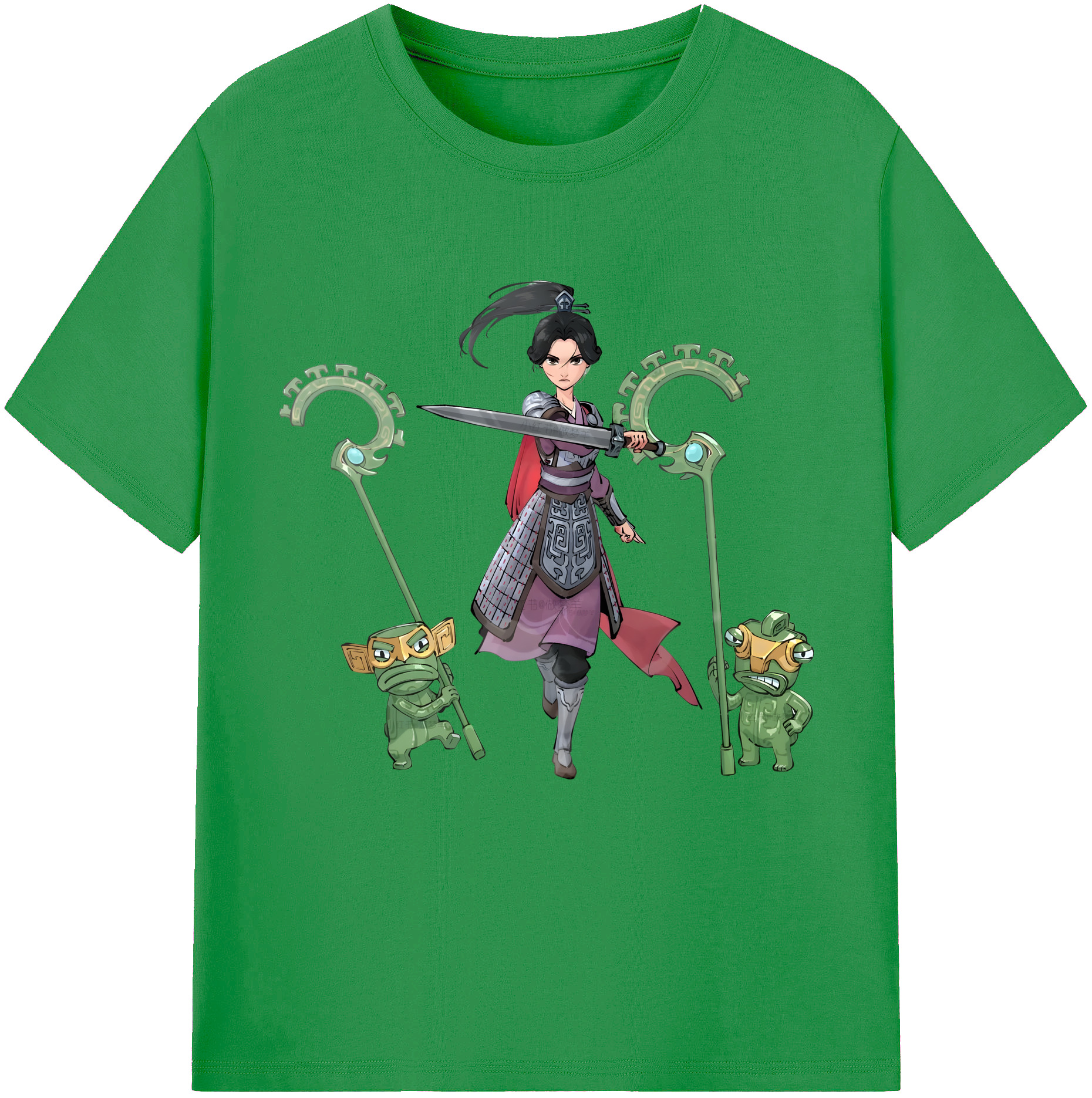 （画像用） Ne Zha 2 ナタ 魔童の大暴れ レディースカジュアルプリントTシャツ（綿100％）