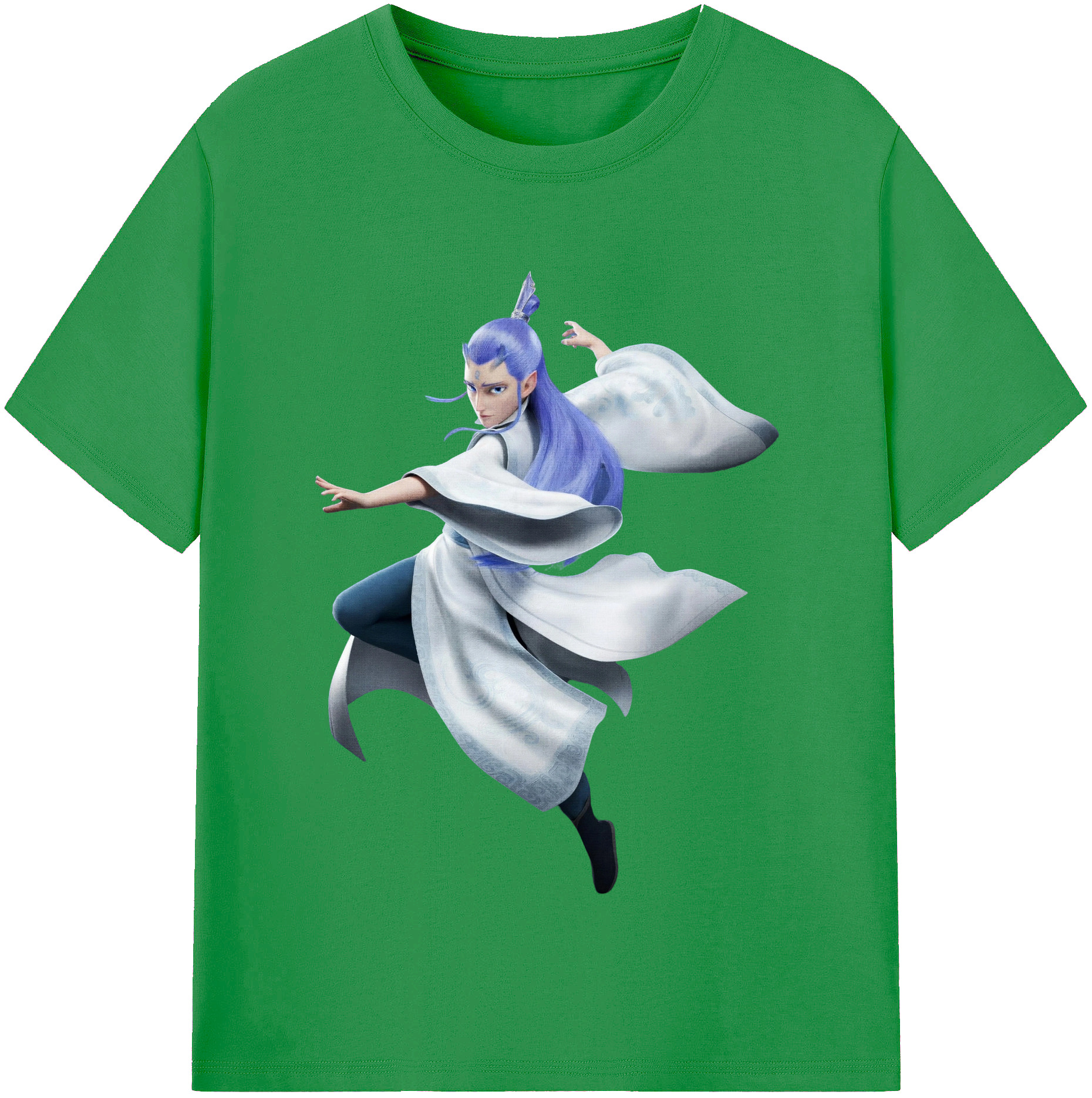 （画像用） Ne Zha 2 ナタ 魔童の大暴れ レディースカジュアルプリントTシャツ（綿100％）