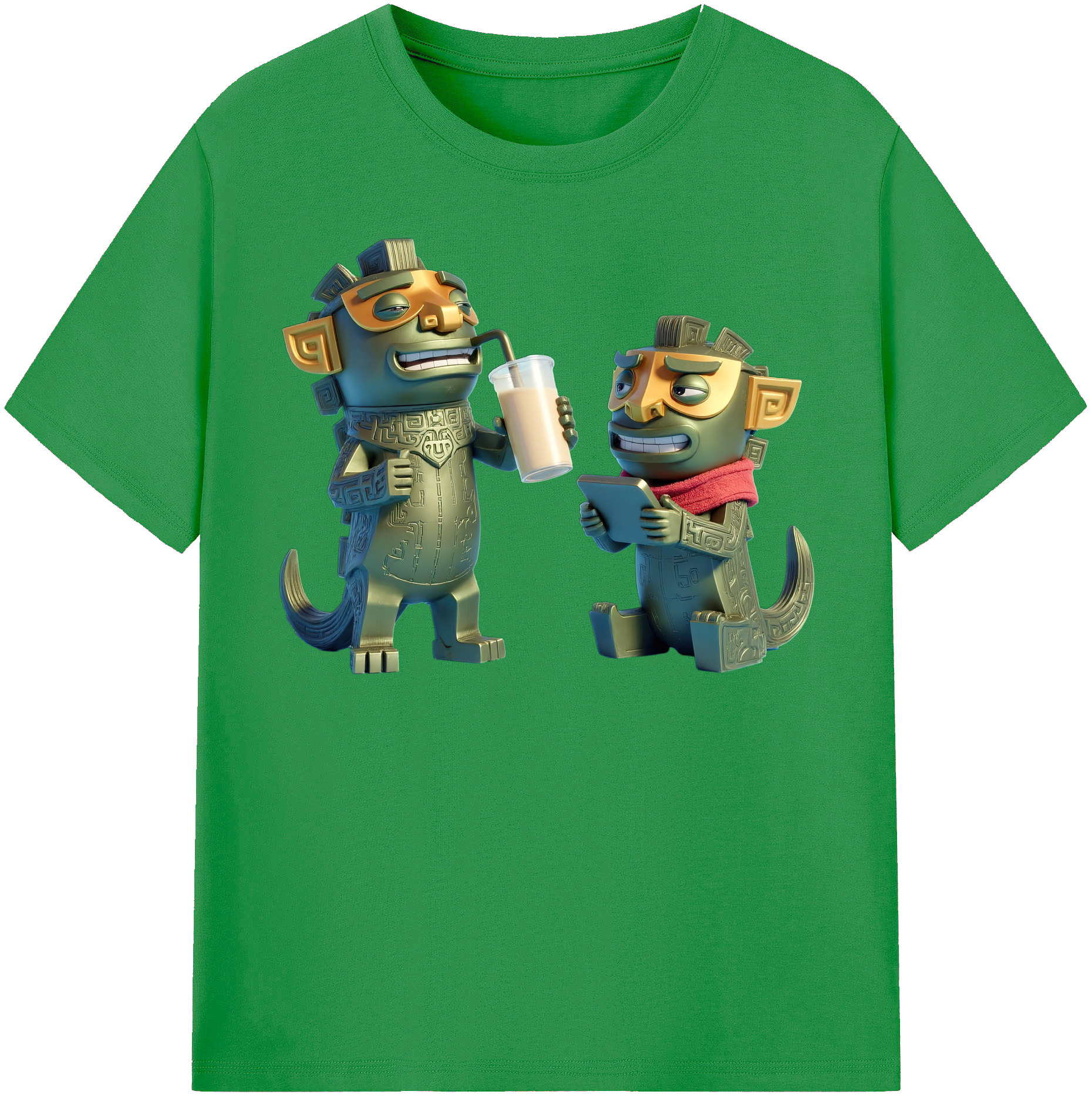 （画像用） Ne Zha 2 ナタ 魔童の大暴れ レディースカジュアルプリントTシャツ（綿100％）