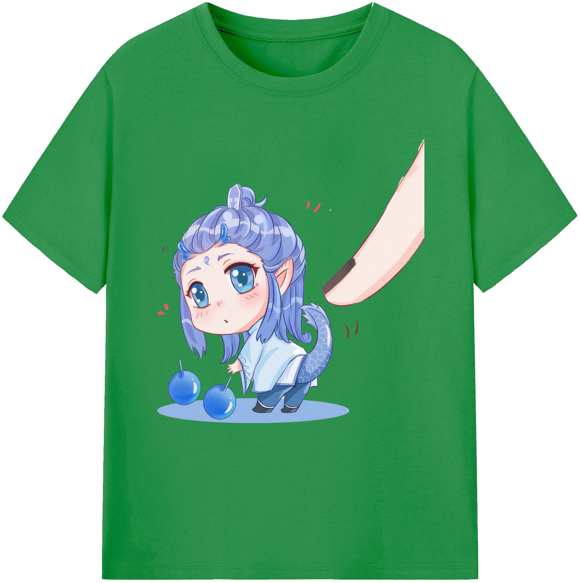 （画像用） Ne Zha 2 ナタ 魔童の大暴れ レディースカジュアルプリントTシャツ（綿100％）
