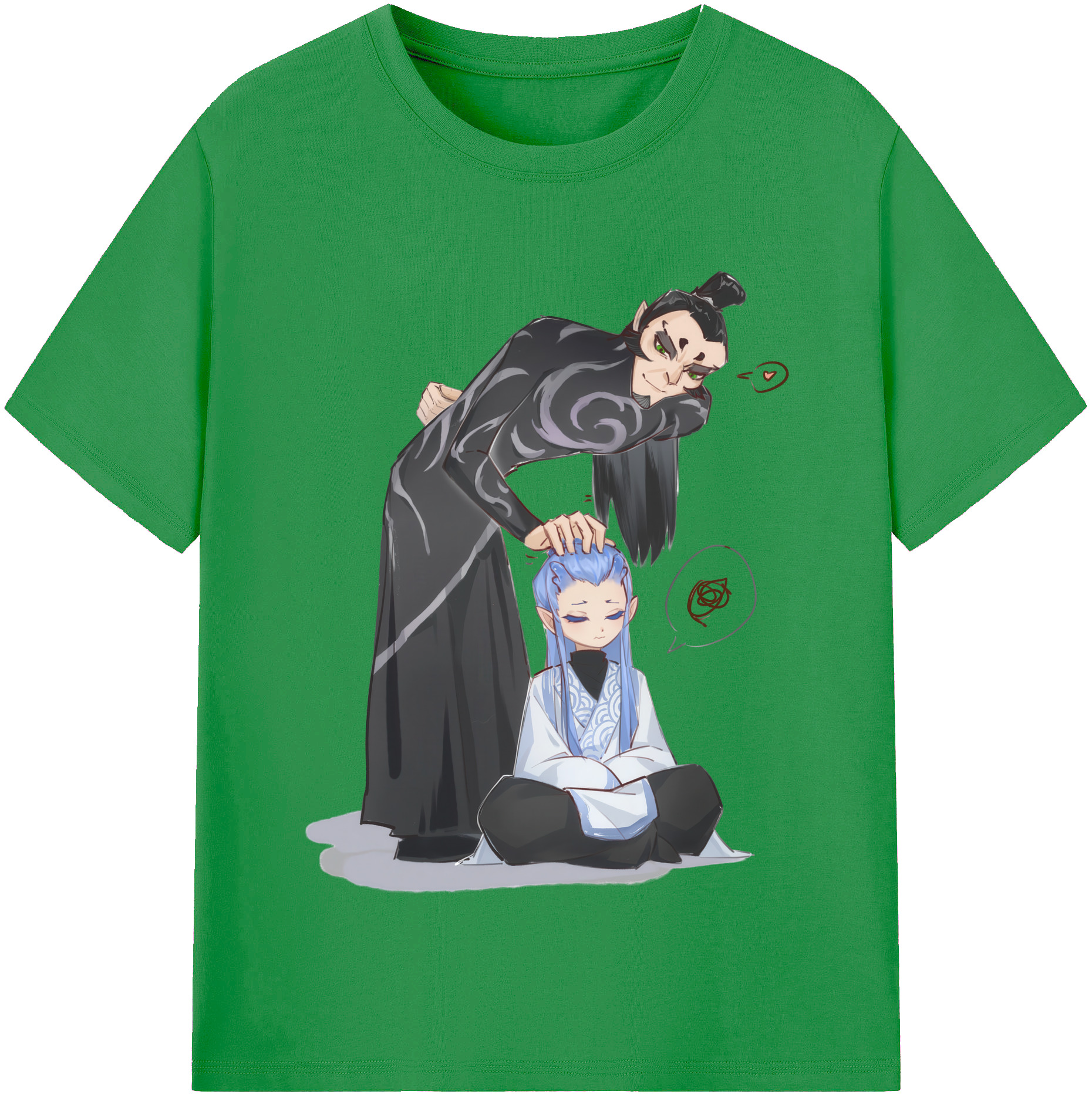 （画像用） Ne Zha 2 ナタ 魔童の大暴れ レディースカジュアルプリントTシャツ（綿100％）