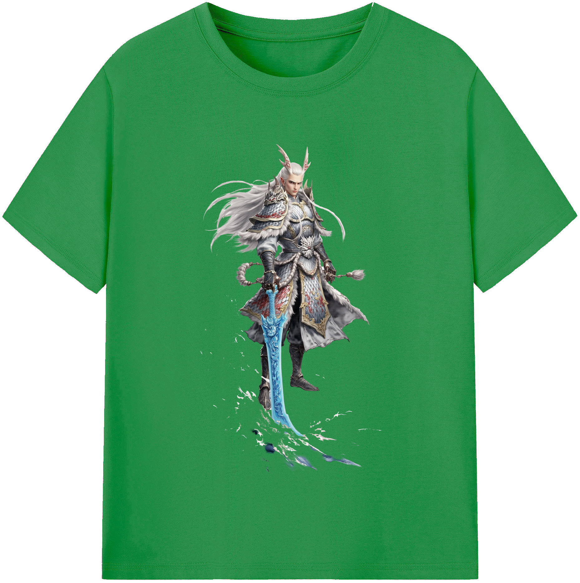 （画像用） Ne Zha 2 ナタ 魔童の大暴れ レディースカジュアルプリントTシャツ（綿100％）