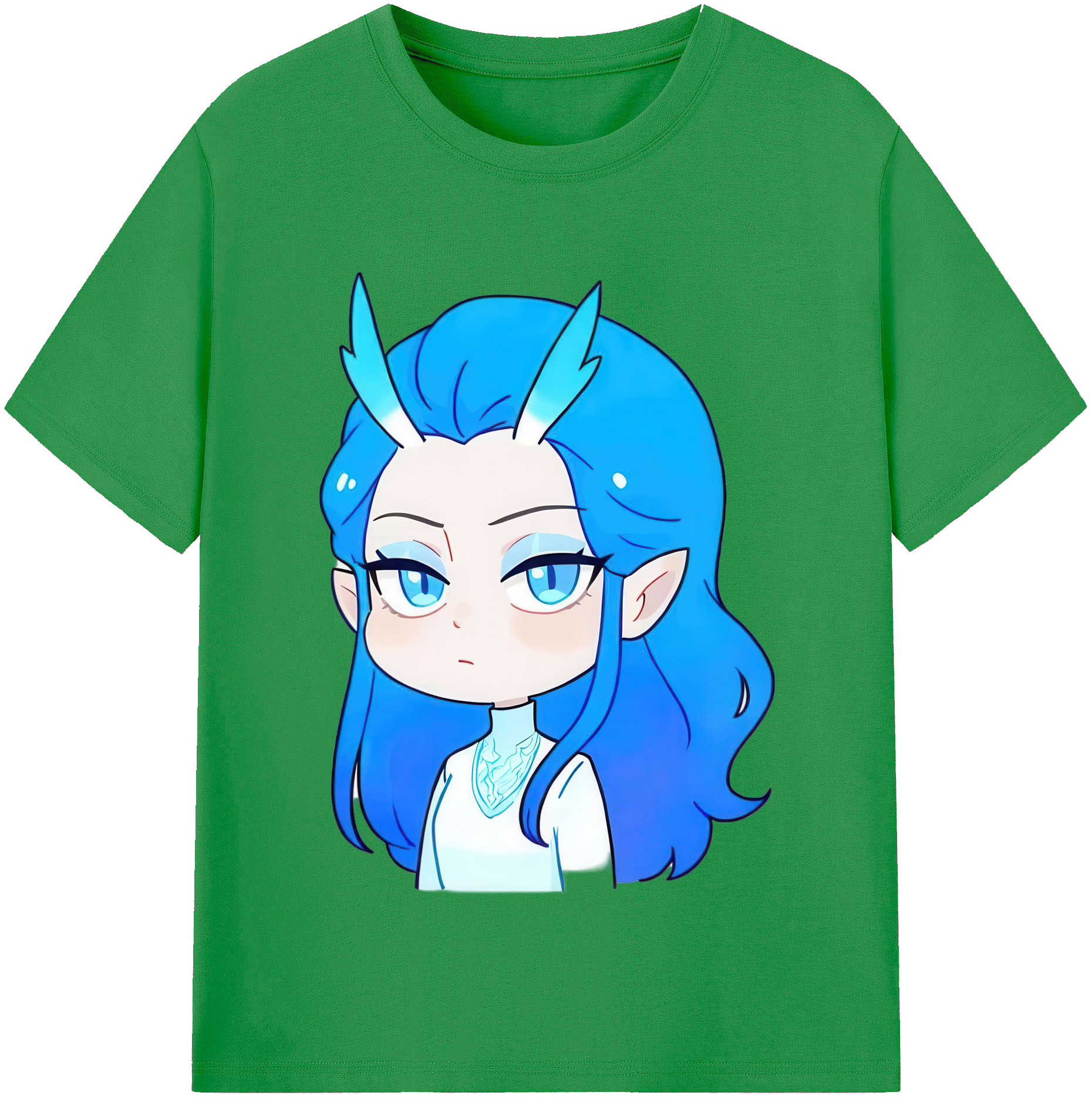 （画像用） Ne Zha 2 ナタ 魔童の大暴れ レディースカジュアルプリントTシャツ（綿100％）