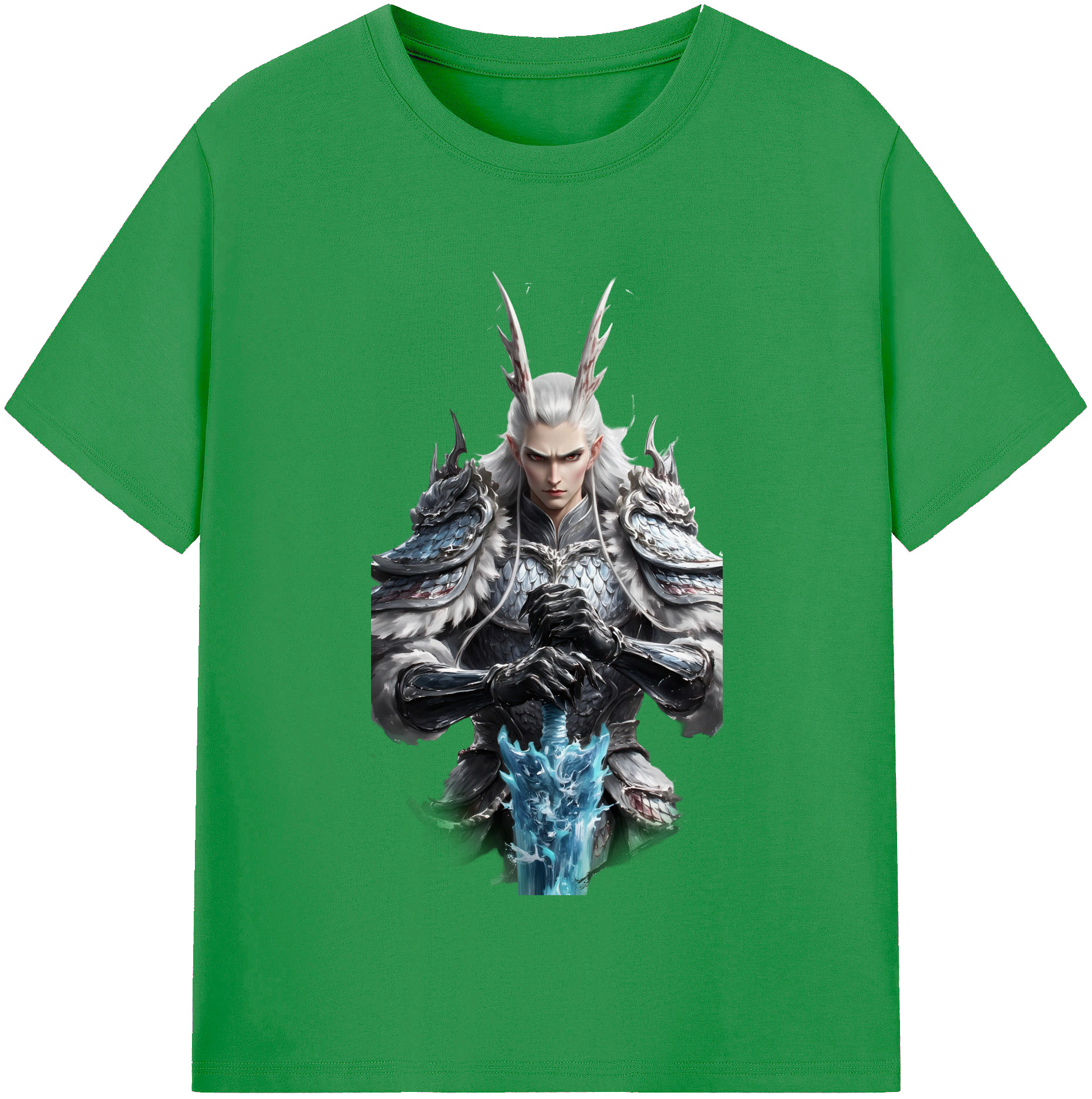 （画像用） Ne Zha 2 ナタ 魔童の大暴れ レディースカジュアルプリントTシャツ（綿100％）
