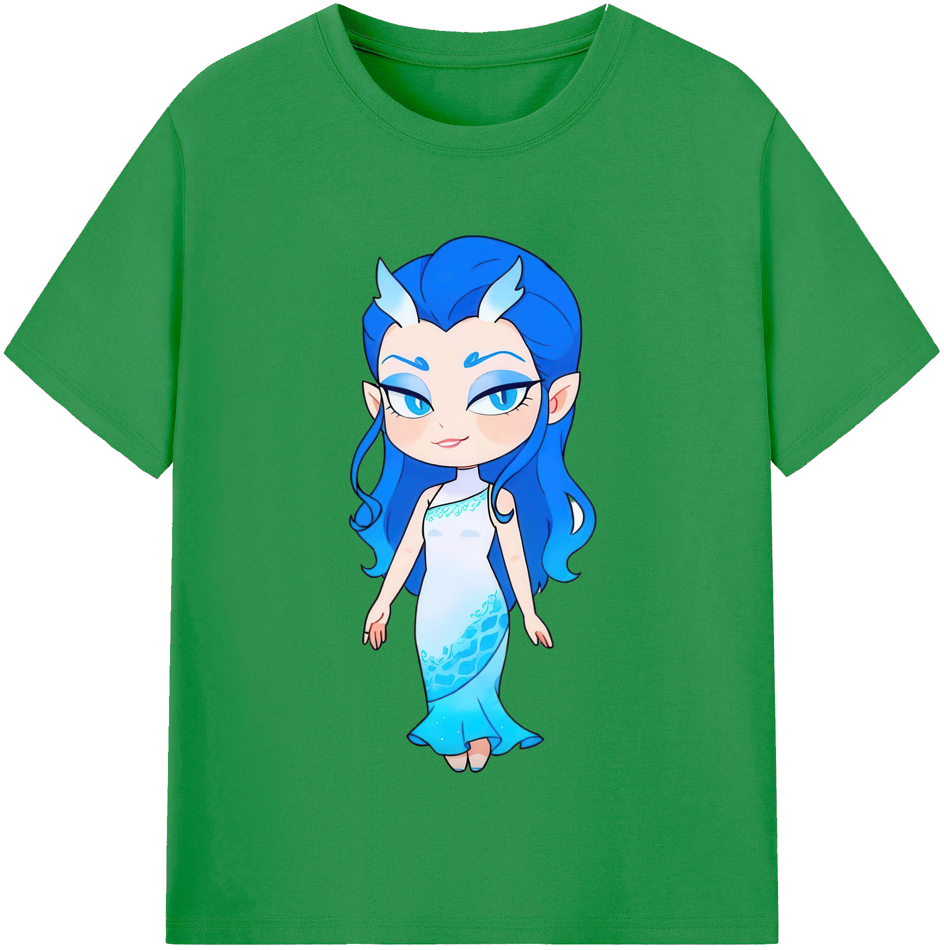 （画像用） Ne Zha 2 ナタ 魔童の大暴れ レディースカジュアルプリントTシャツ（綿100％）