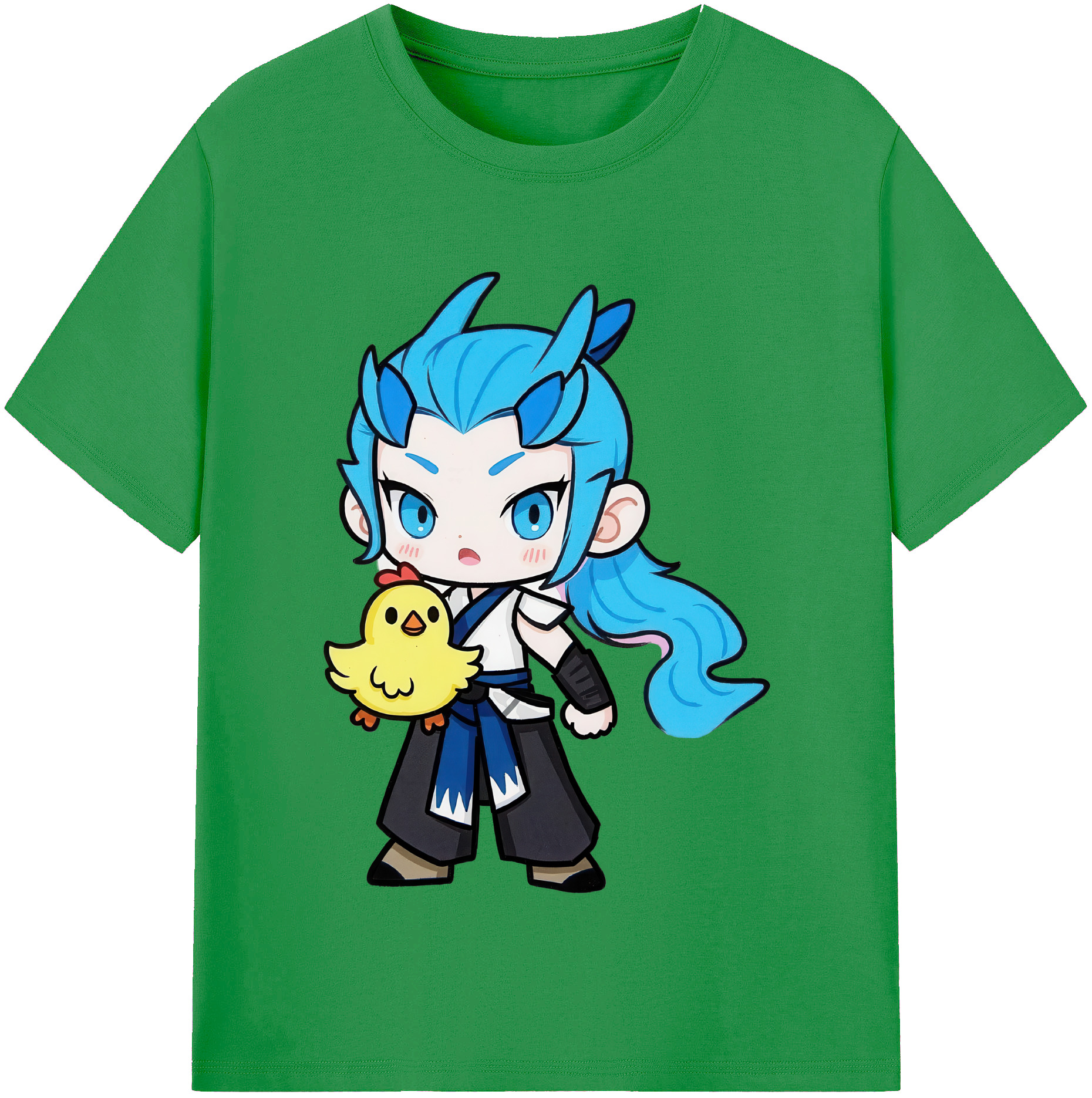 （画像用） Ne Zha 2 ナタ 魔童の大暴れ レディースカジュアルプリントTシャツ（綿100％）