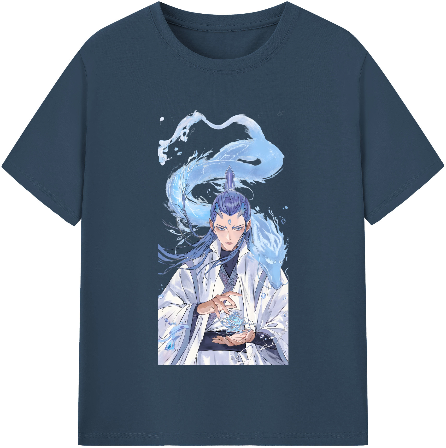 （画像用） Ne Zha 2 ナタ 魔童の大暴れ レディースカジュアルプリントTシャツ（綿100％）