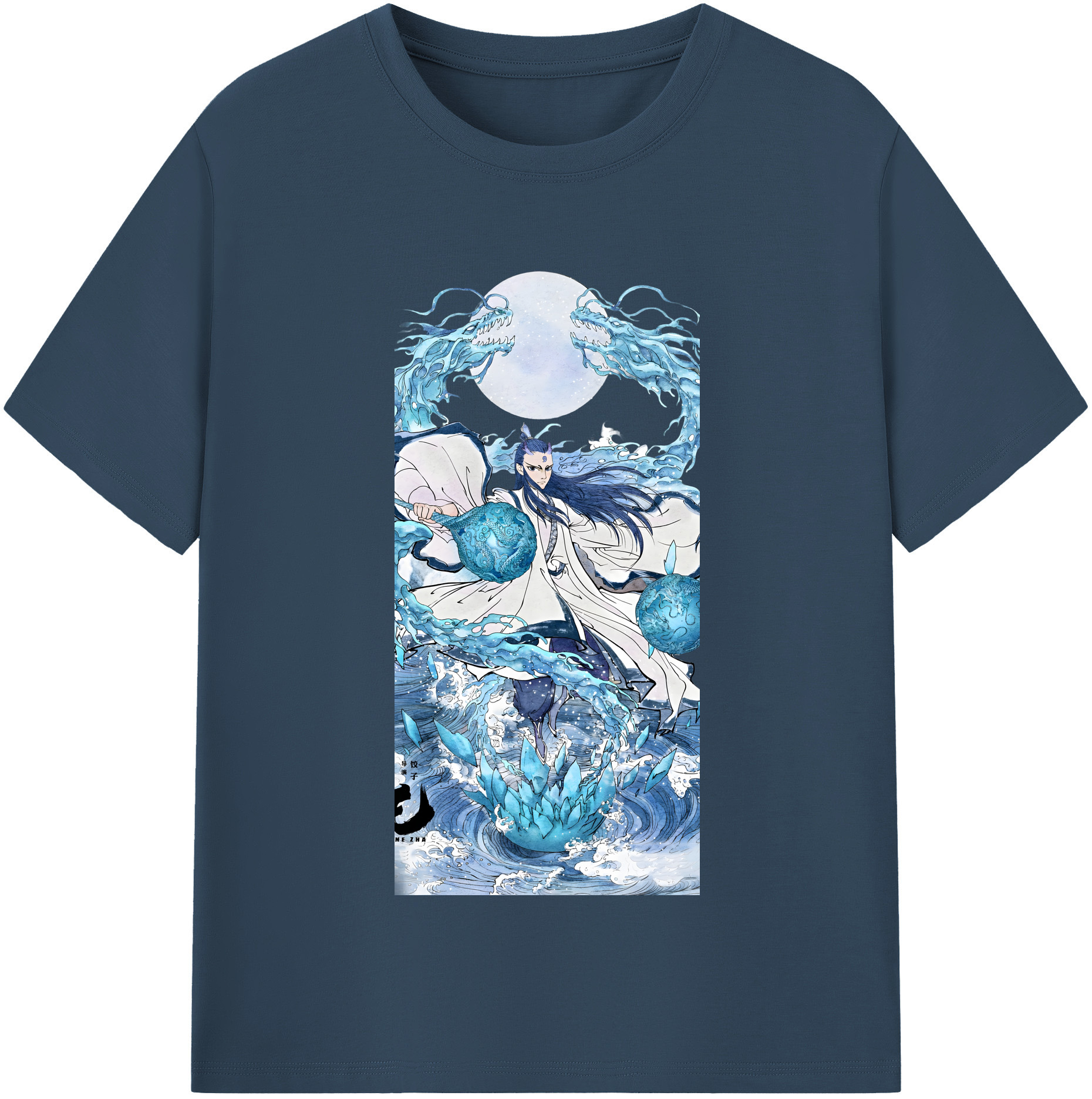 （画像用） Ne Zha 2 ナタ 魔童の大暴れ レディースカジュアルプリントTシャツ（綿100％）