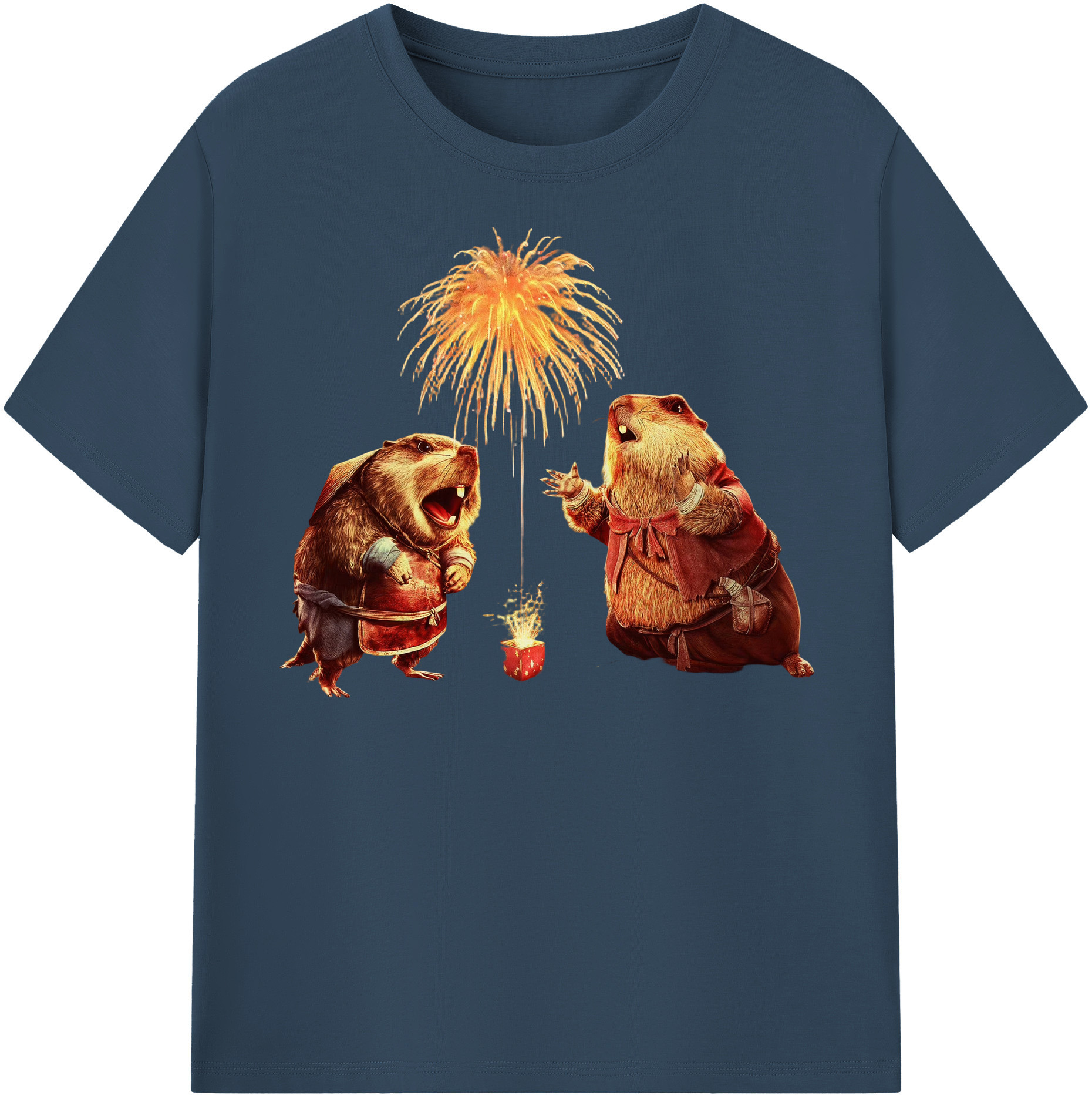 （画像用） Ne Zha 2 ナタ 魔童の大暴れ レディースカジュアルプリントTシャツ（綿100％）