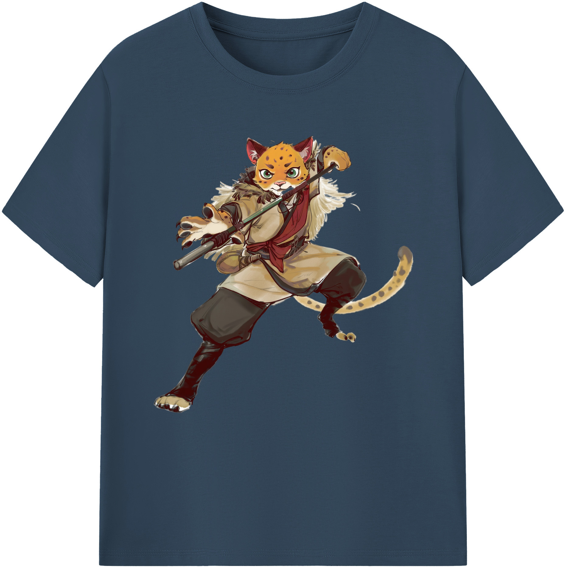 （画像用） Ne Zha 2 ナタ 魔童の大暴れ レディースカジュアルプリントTシャツ（綿100％）