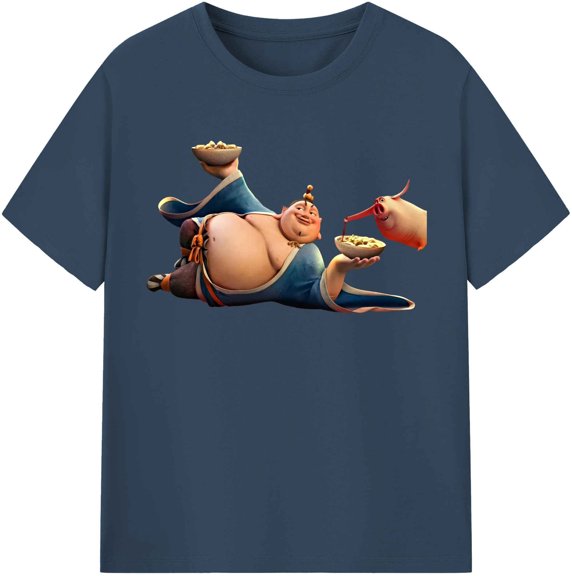 （画像用） Ne Zha 2 ナタ 魔童の大暴れ レディースカジュアルプリントTシャツ（綿100％）