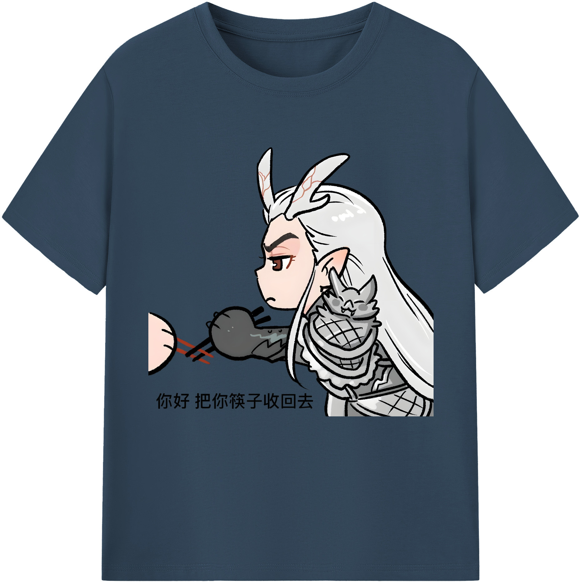 （画像用） Ne Zha 2 ナタ 魔童の大暴れ レディースカジュアルプリントTシャツ（綿100％）