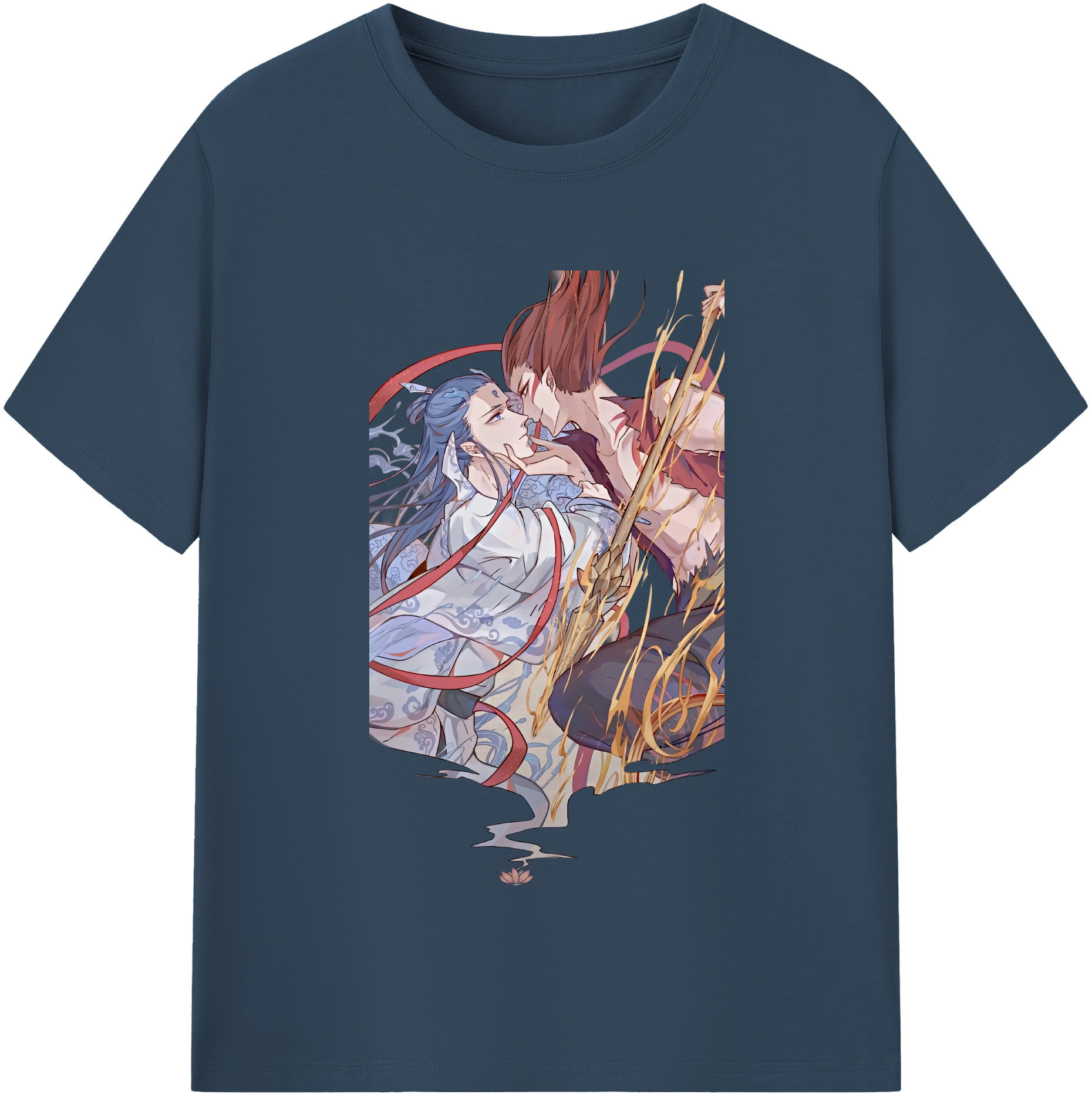 （画像用） Ne Zha 2 ナタ 魔童の大暴れ レディースカジュアルプリントTシャツ（綿100％）