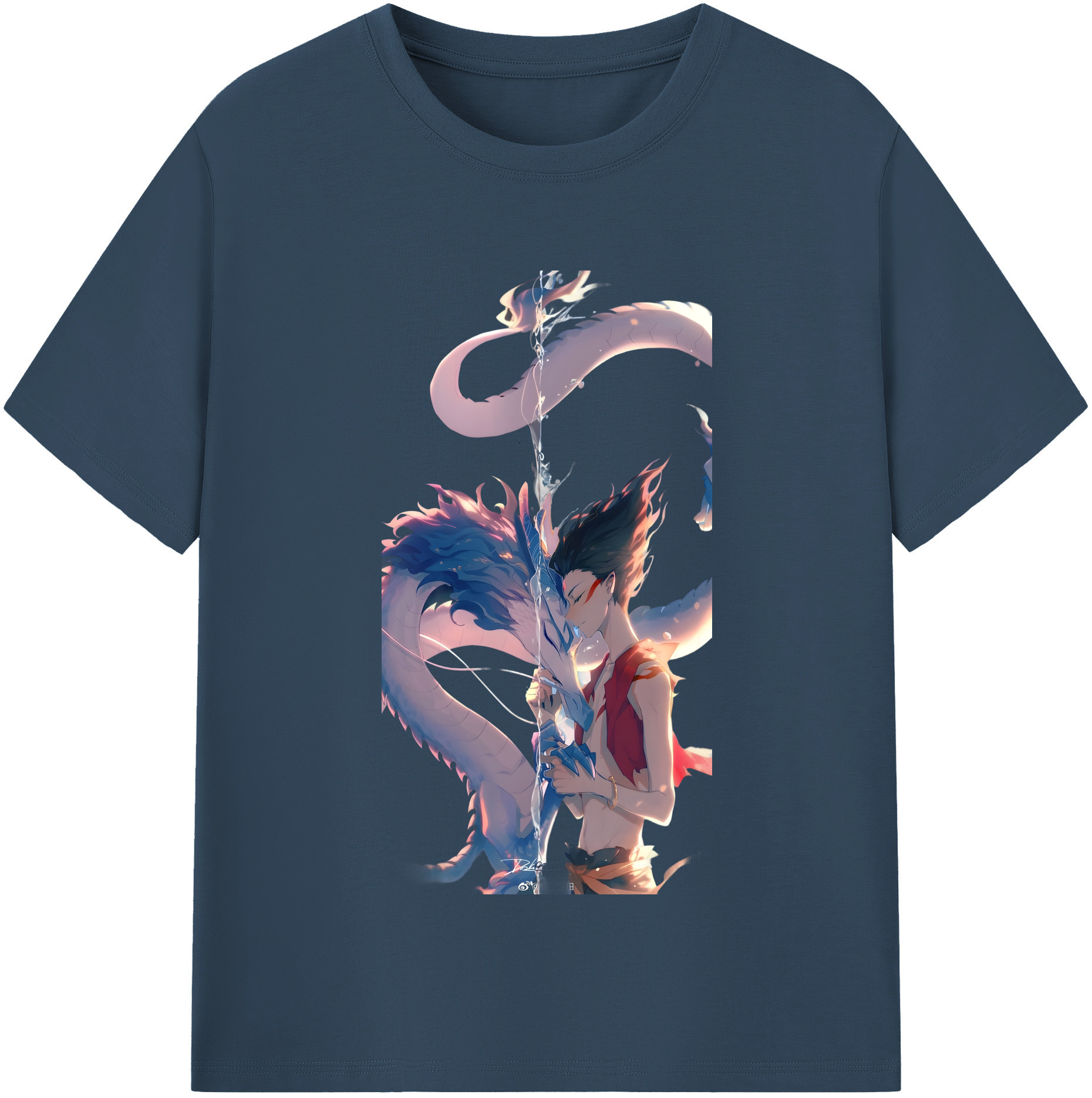 （画像用） Ne Zha 2 ナタ 魔童の大暴れ レディースカジュアルプリントTシャツ（綿100％）
