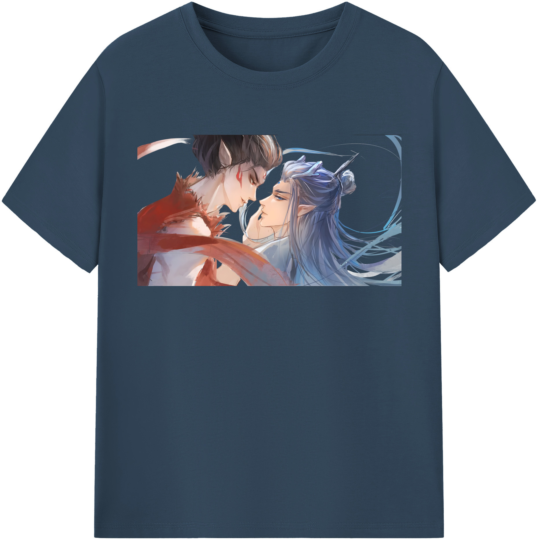 （画像用） Ne Zha 2 ナタ 魔童の大暴れ レディースカジュアルプリントTシャツ（綿100％）