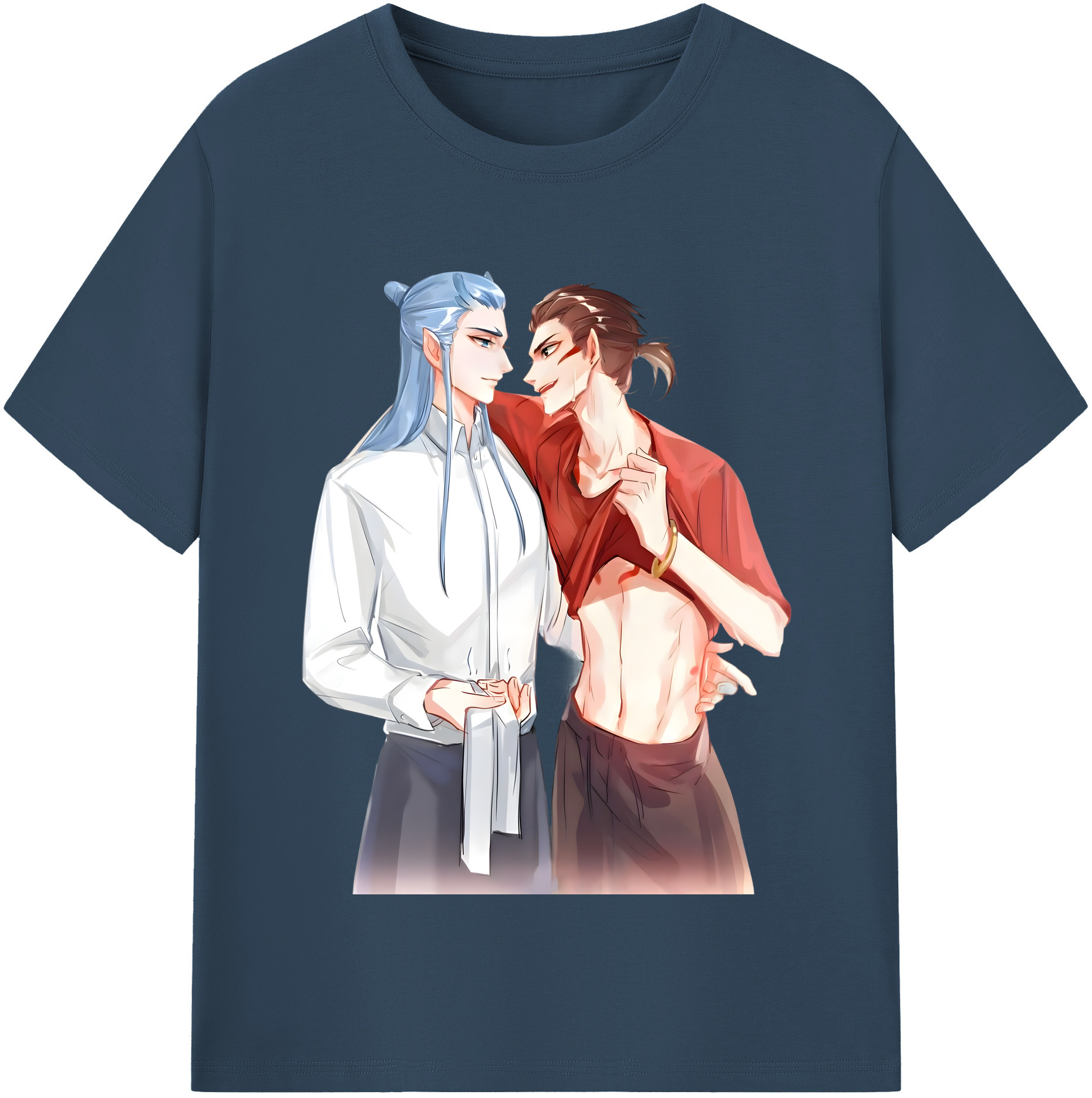（画像用） Ne Zha 2 ナタ 魔童の大暴れ レディースカジュアルプリントTシャツ（綿100％）