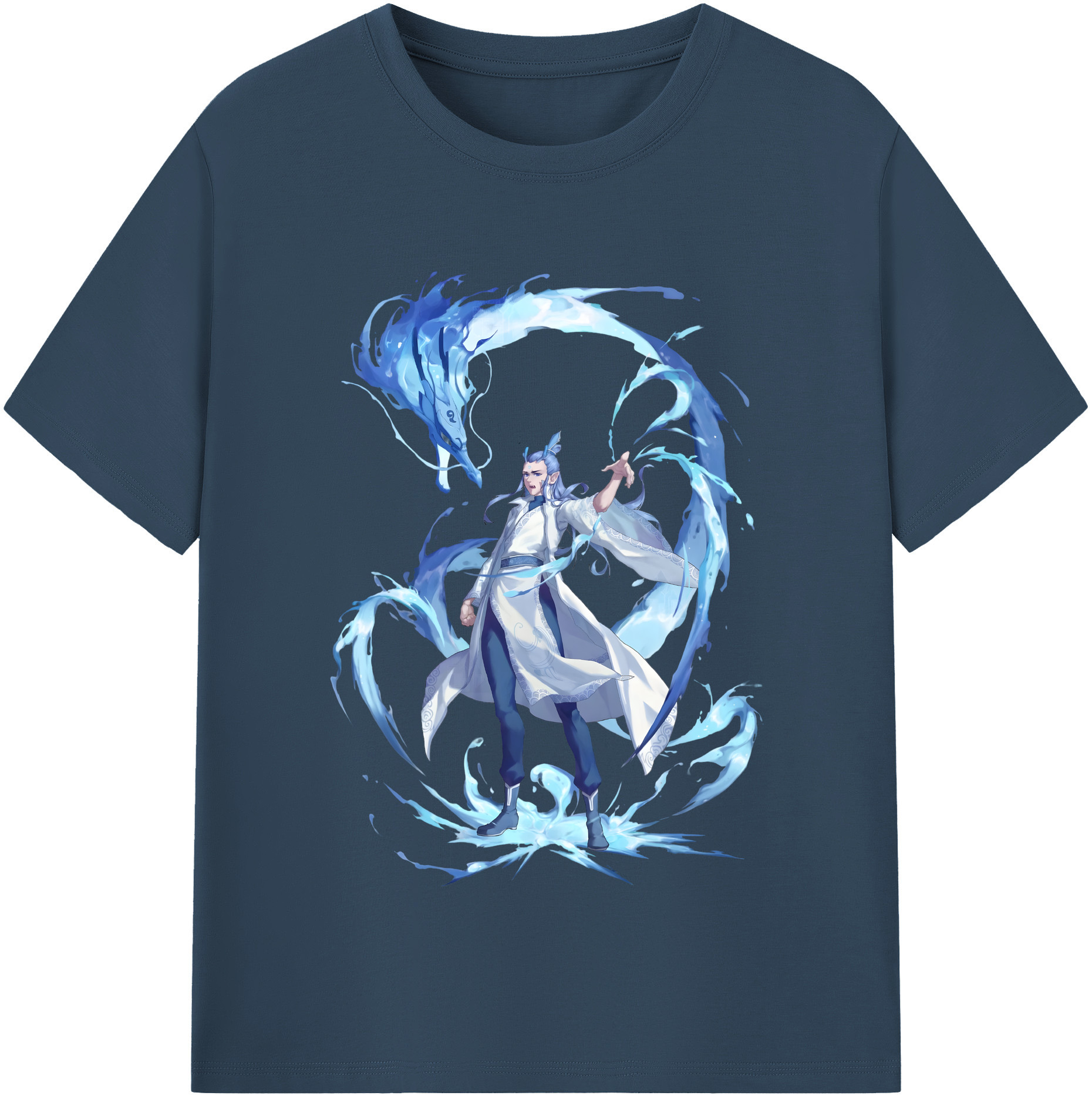 （画像用） Ne Zha 2 ナタ 魔童の大暴れ レディースカジュアルプリントTシャツ（綿100％）