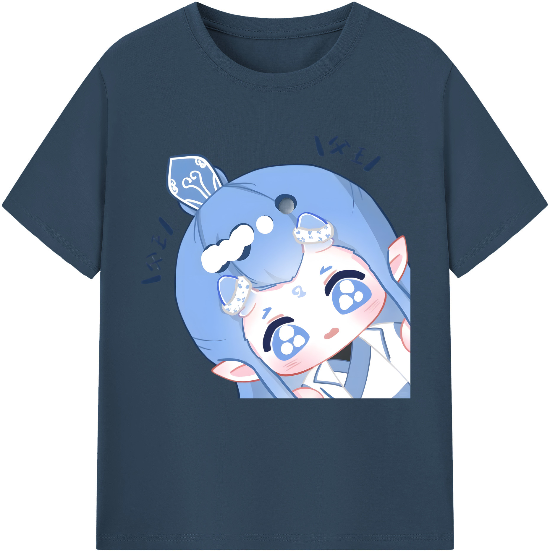 （画像用） Ne Zha 2 ナタ 魔童の大暴れ レディースカジュアルプリントTシャツ（綿100％）