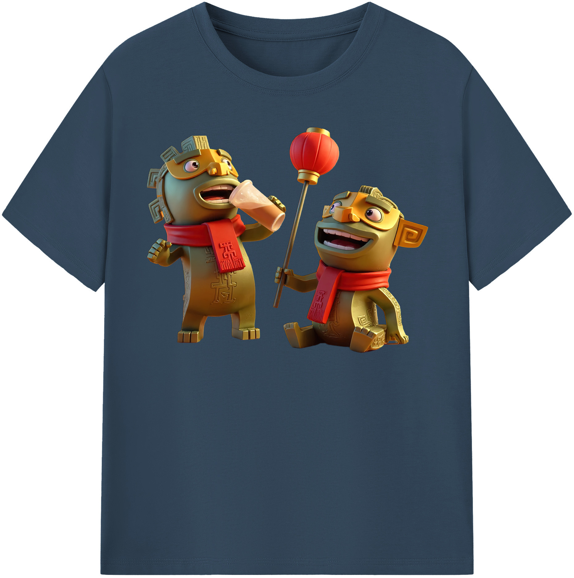 （画像用） Ne Zha 2 ナタ 魔童の大暴れ レディースカジュアルプリントTシャツ（綿100％）