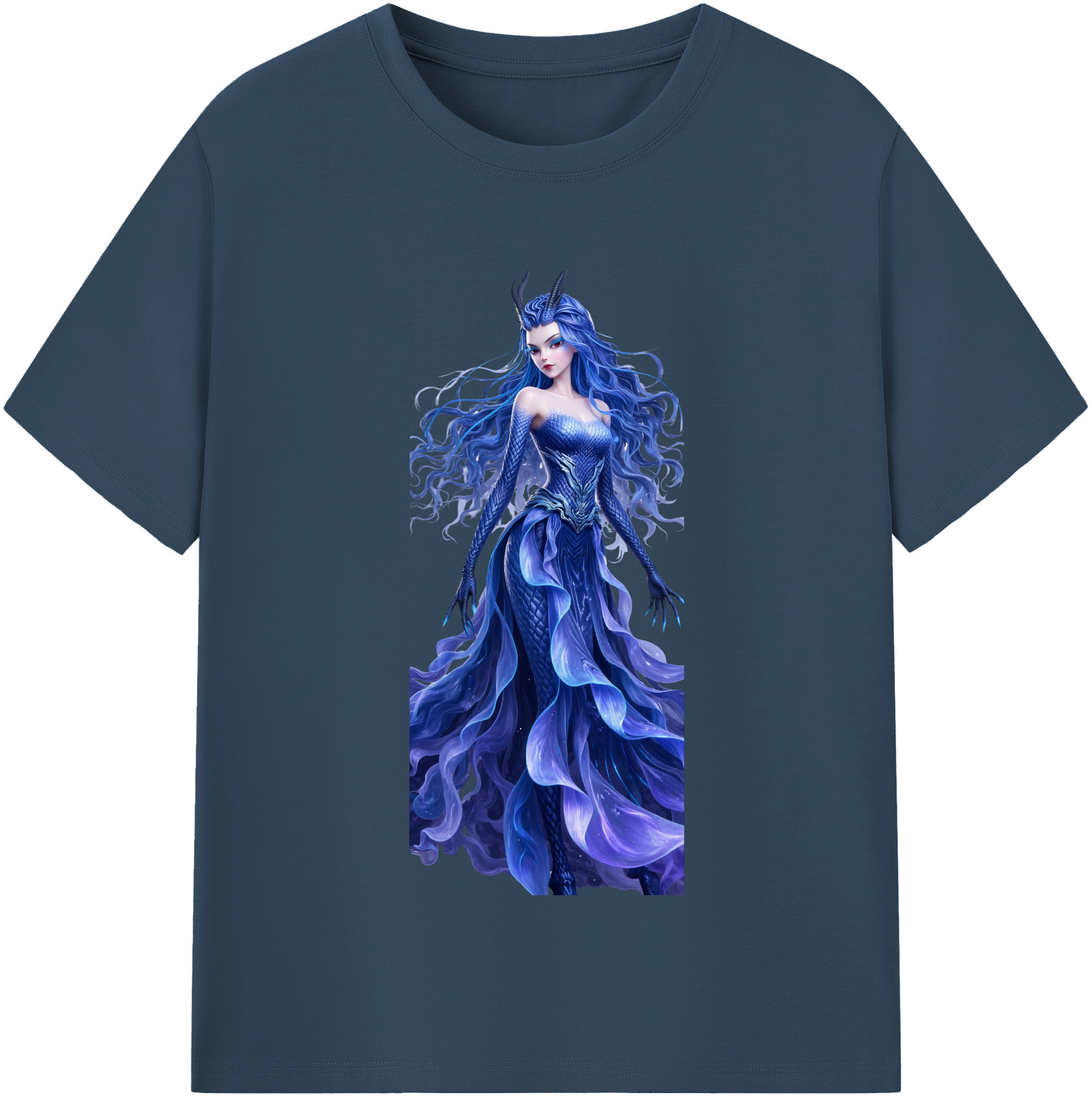 （画像用） Ne Zha 2 ナタ 魔童の大暴れ レディースカジュアルプリントTシャツ（綿100％）