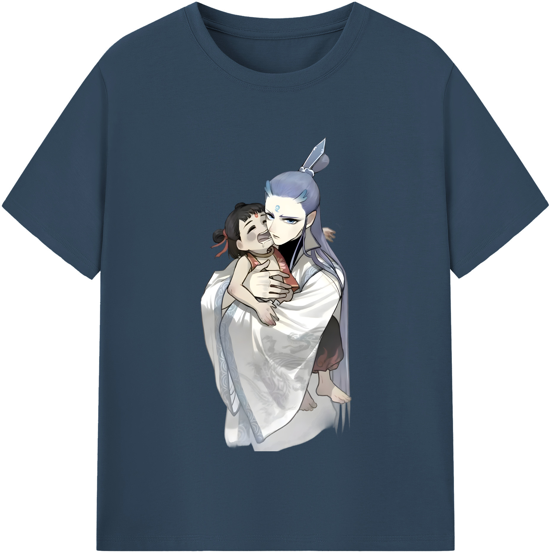 （画像用） Ne Zha 2 ナタ 魔童の大暴れ レディースカジュアルプリントTシャツ（綿100％）