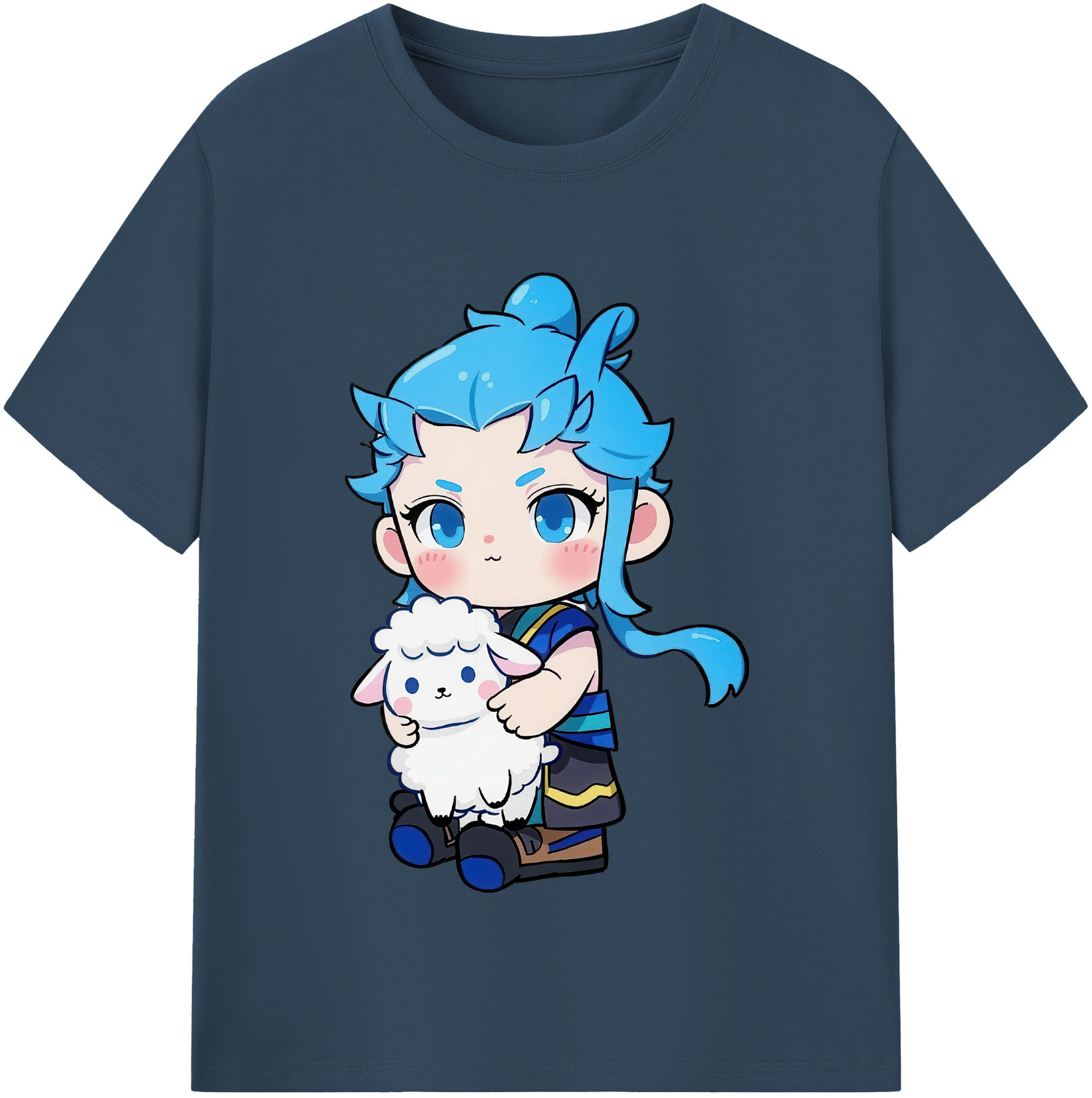 （画像用） Ne Zha 2 ナタ 魔童の大暴れ レディースカジュアルプリントTシャツ（綿100％）