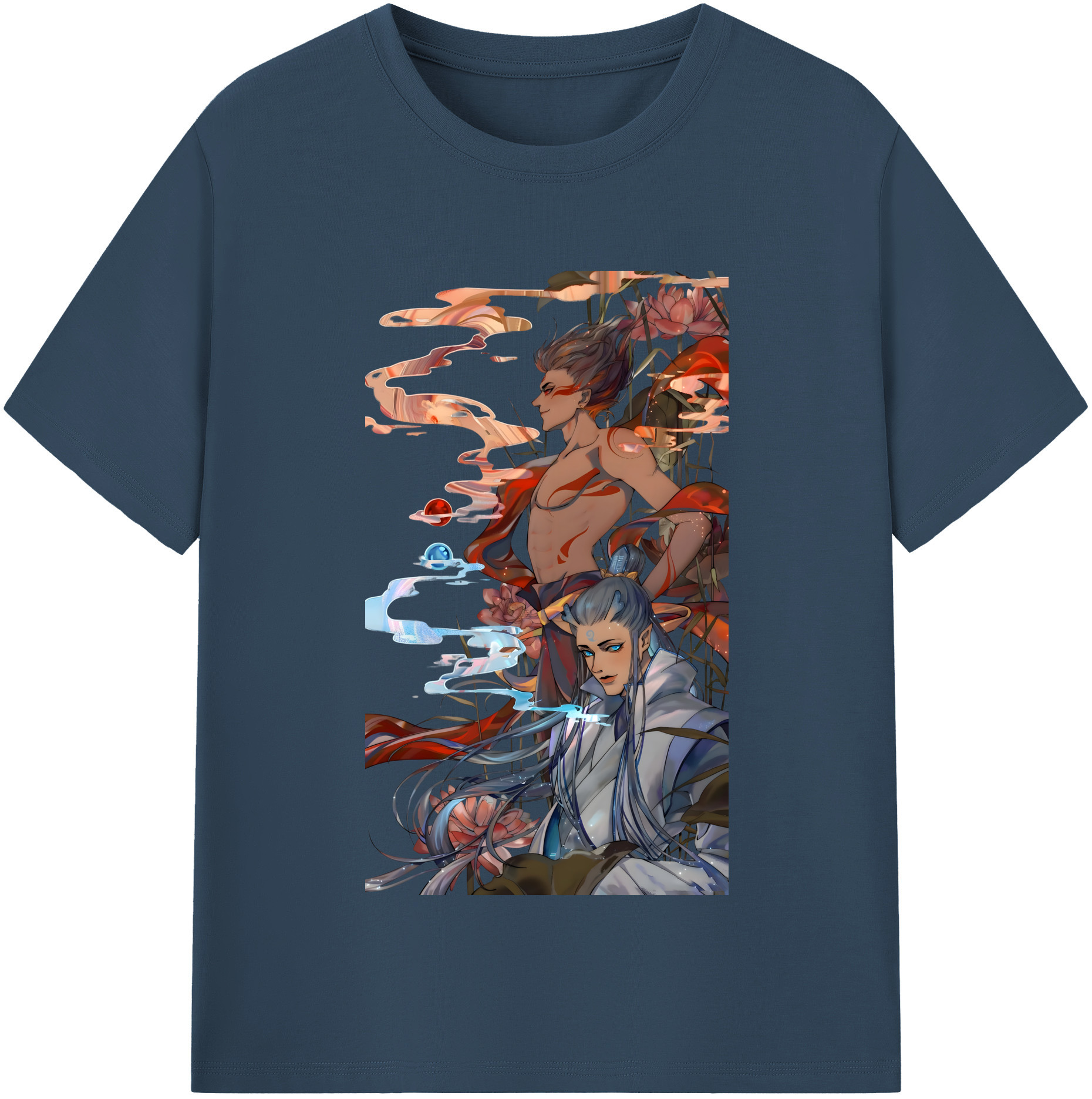 （画像用） Ne Zha 2 ナタ 魔童の大暴れ レディースカジュアルプリントTシャツ（綿100％）