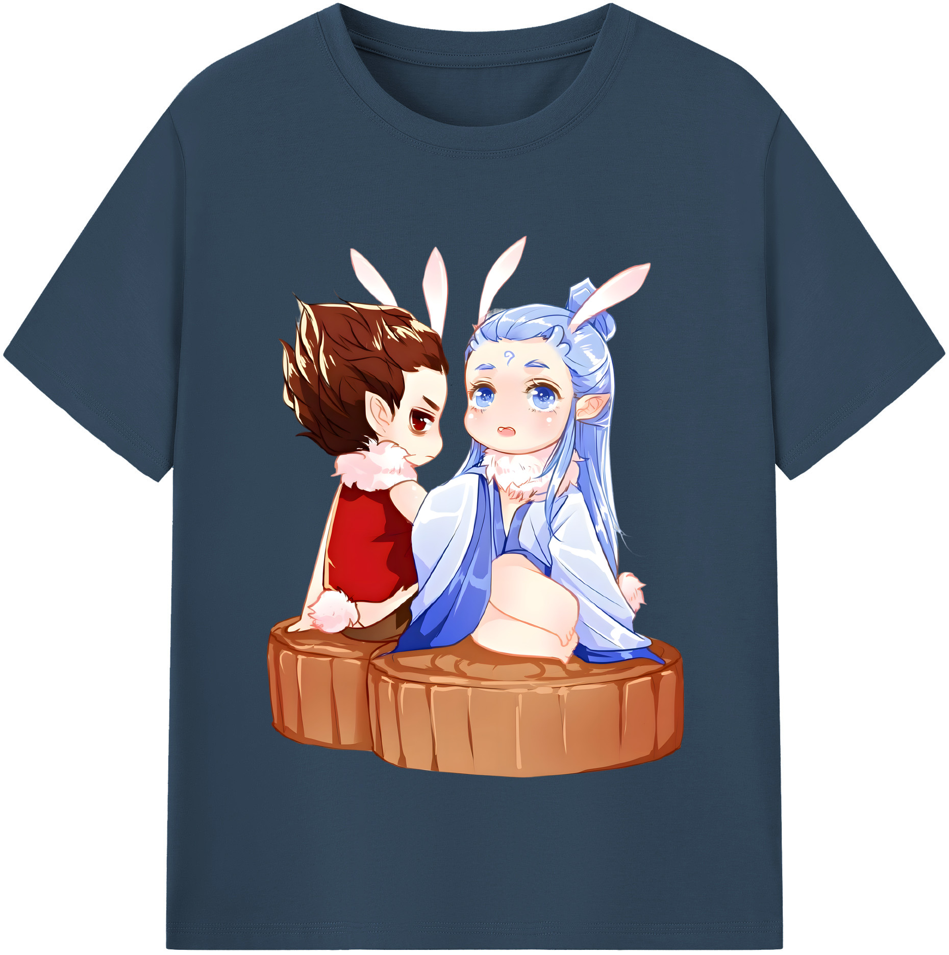 （画像用） Ne Zha 2 ナタ 魔童の大暴れ レディースカジュアルプリントTシャツ（綿100％）