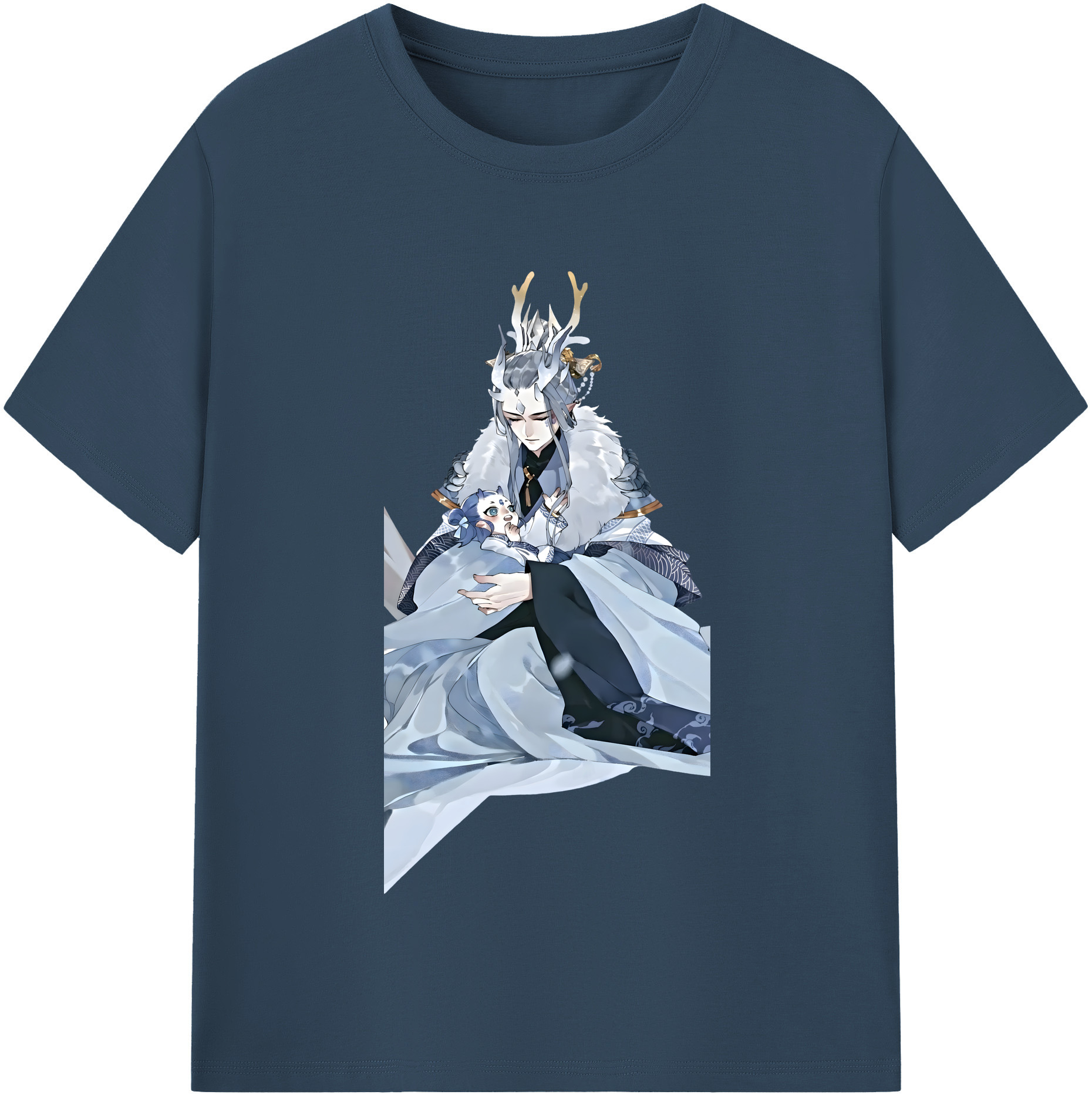 （画像用） Ne Zha 2 ナタ 魔童の大暴れ レディースカジュアルプリントTシャツ（綿100％）