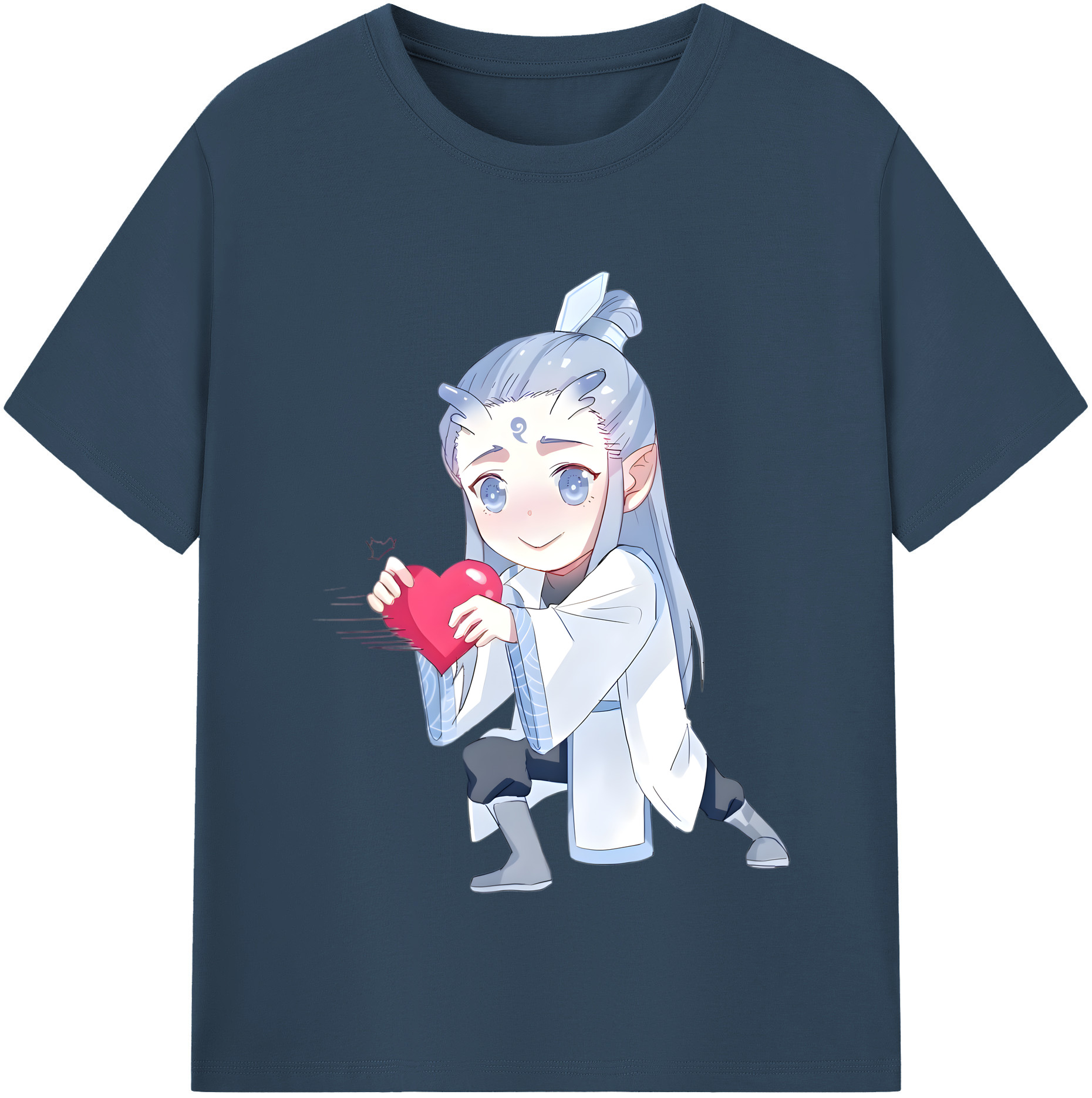 （画像用） Ne Zha 2 ナタ 魔童の大暴れ レディースカジュアルプリントTシャツ（綿100％）