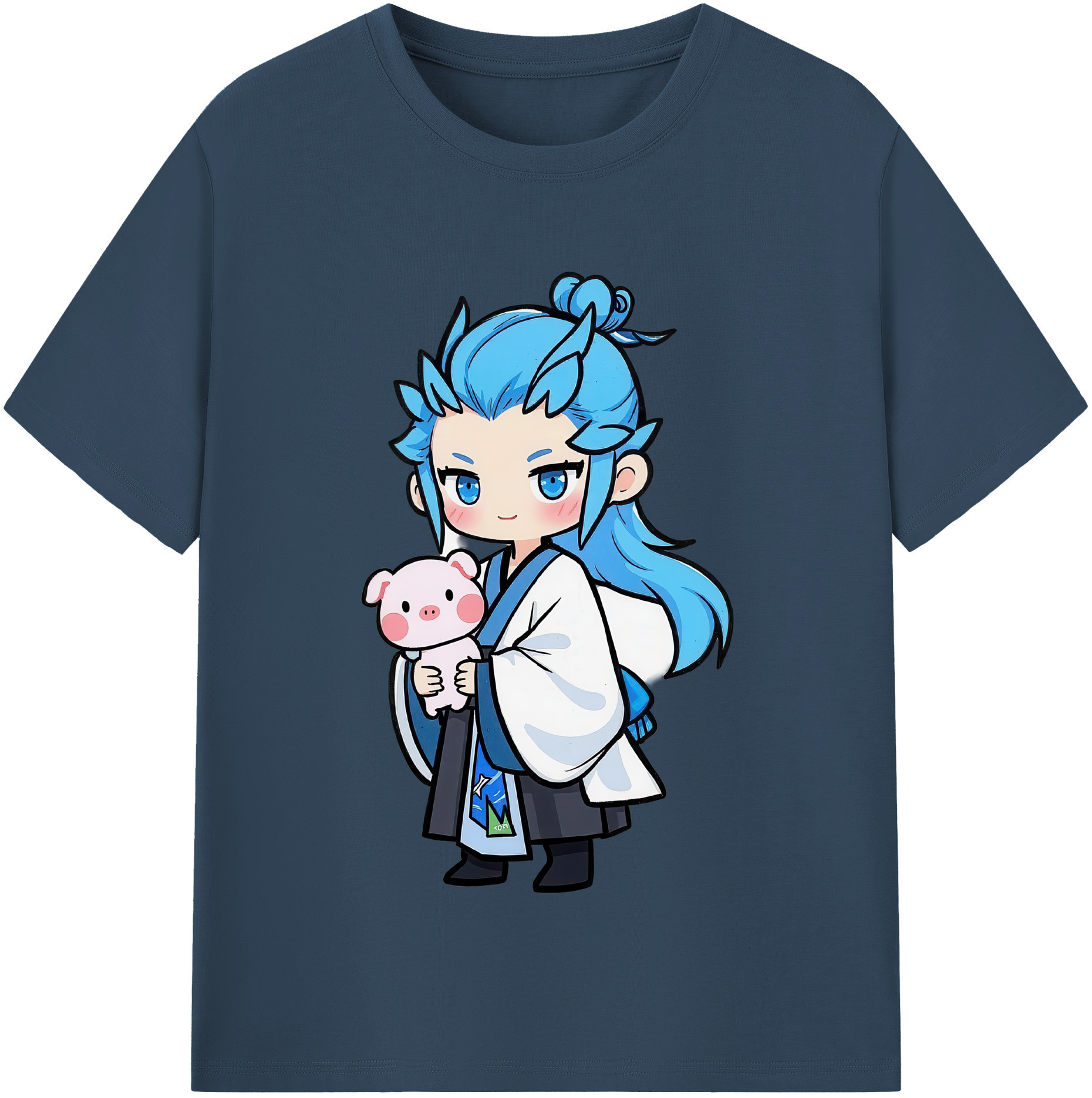 （画像用） Ne Zha 2 ナタ 魔童の大暴れ レディースカジュアルプリントTシャツ（綿100％）