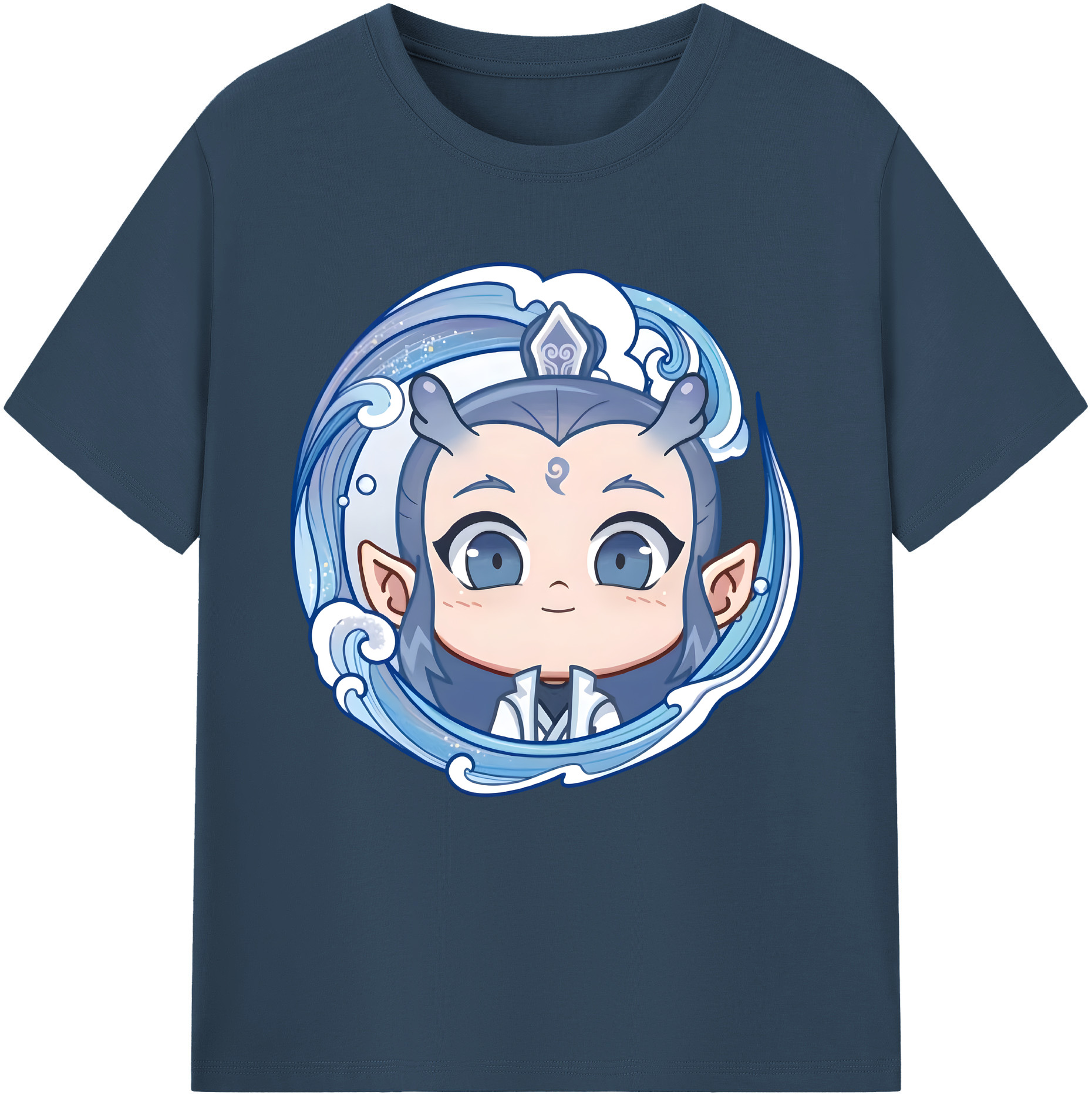 （画像用） Ne Zha 2 ナタ 魔童の大暴れ レディースカジュアルプリントTシャツ（綿100％）
