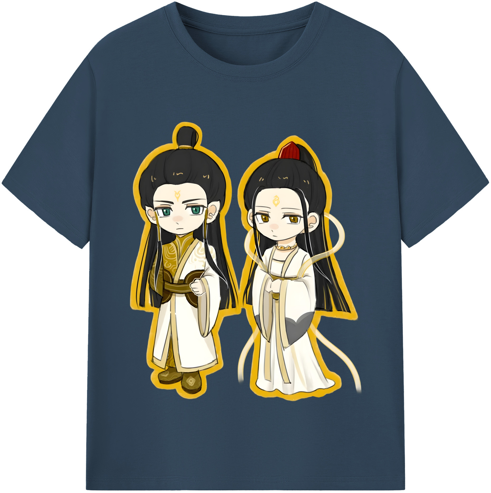 （画像用） Ne Zha 2 ナタ 魔童の大暴れ レディースカジュアルプリントTシャツ（綿100％）