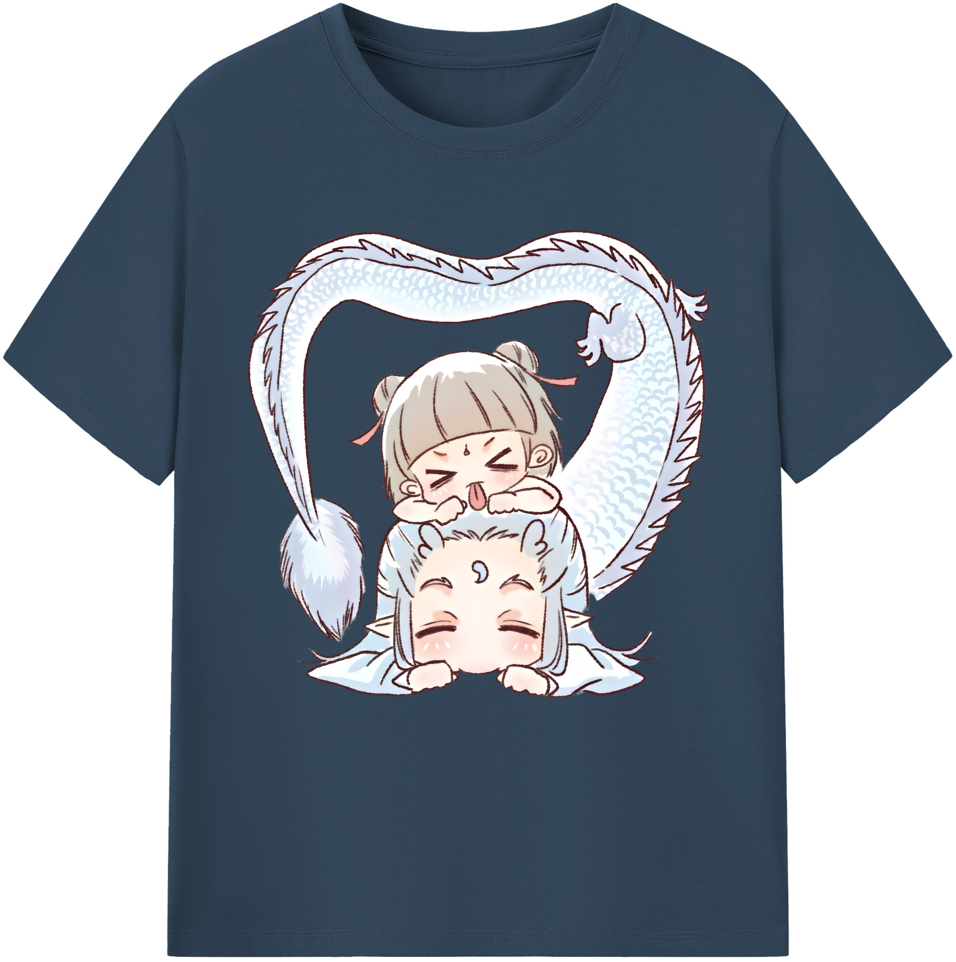 （画像用） Ne Zha 2 ナタ 魔童の大暴れ レディースカジュアルプリントTシャツ（綿100％）