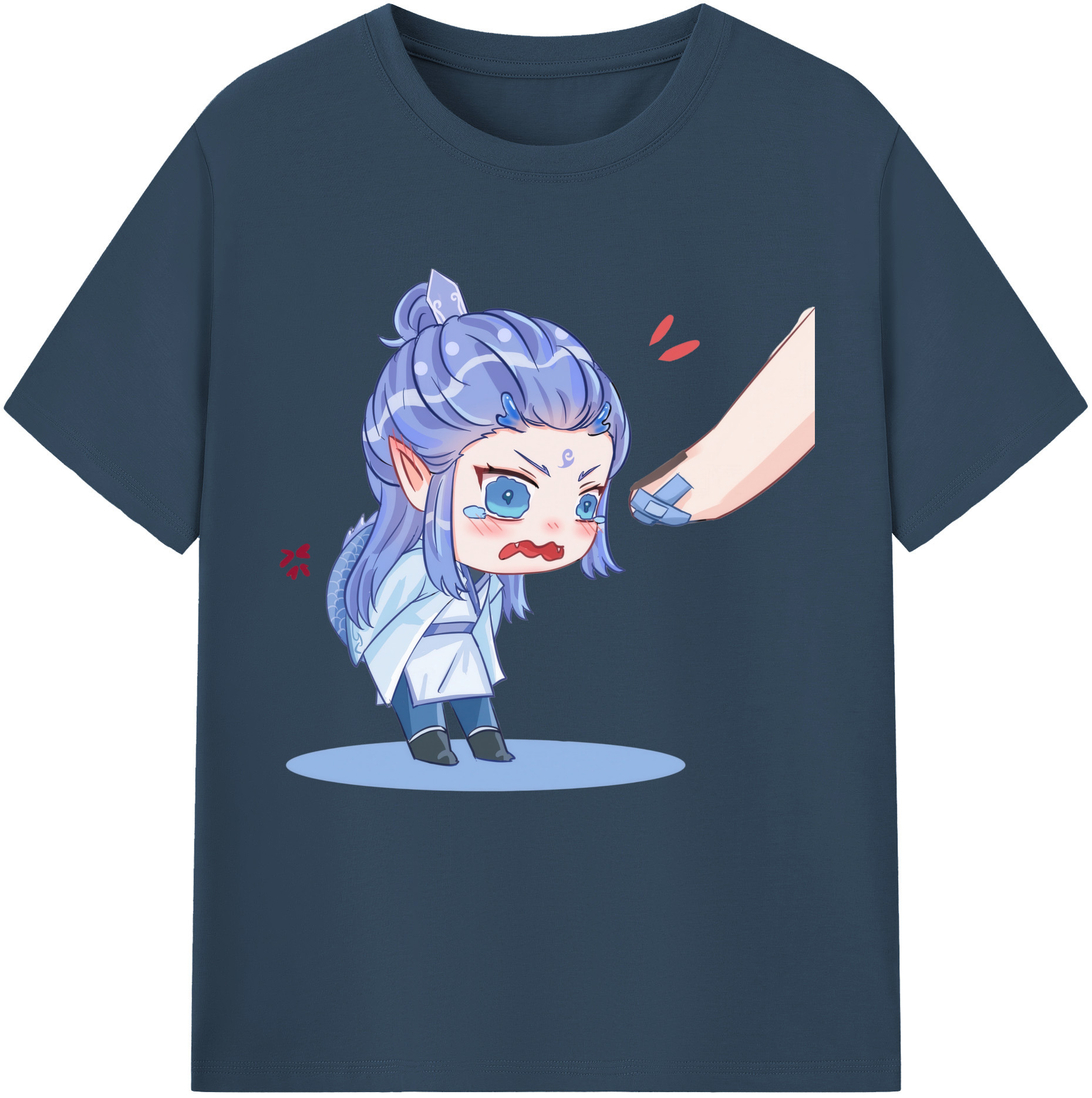 （画像用） Ne Zha 2 ナタ 魔童の大暴れ レディースカジュアルプリントTシャツ（綿100％）